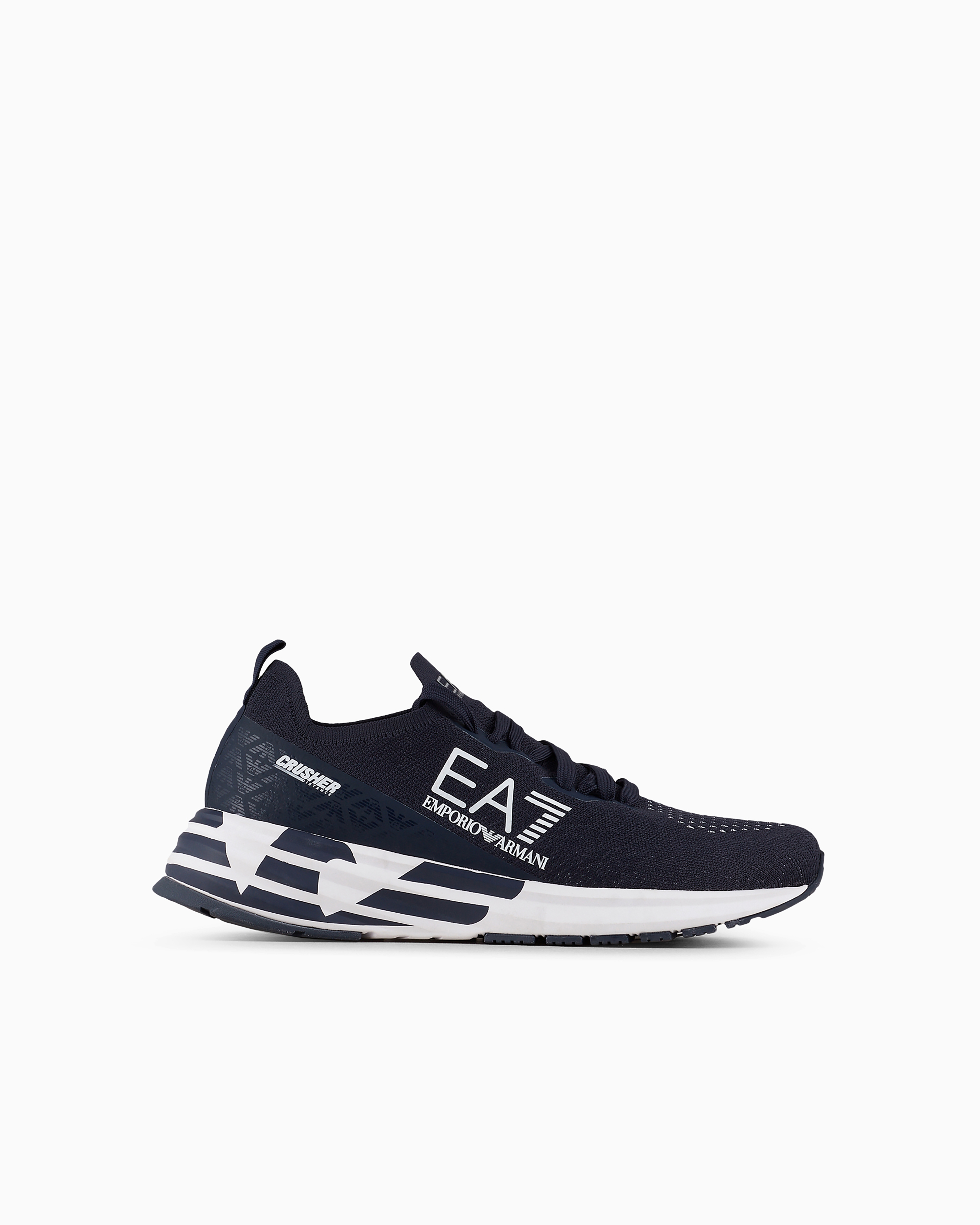 Ea7 Official Store Crusher Distance Knit Sneakers