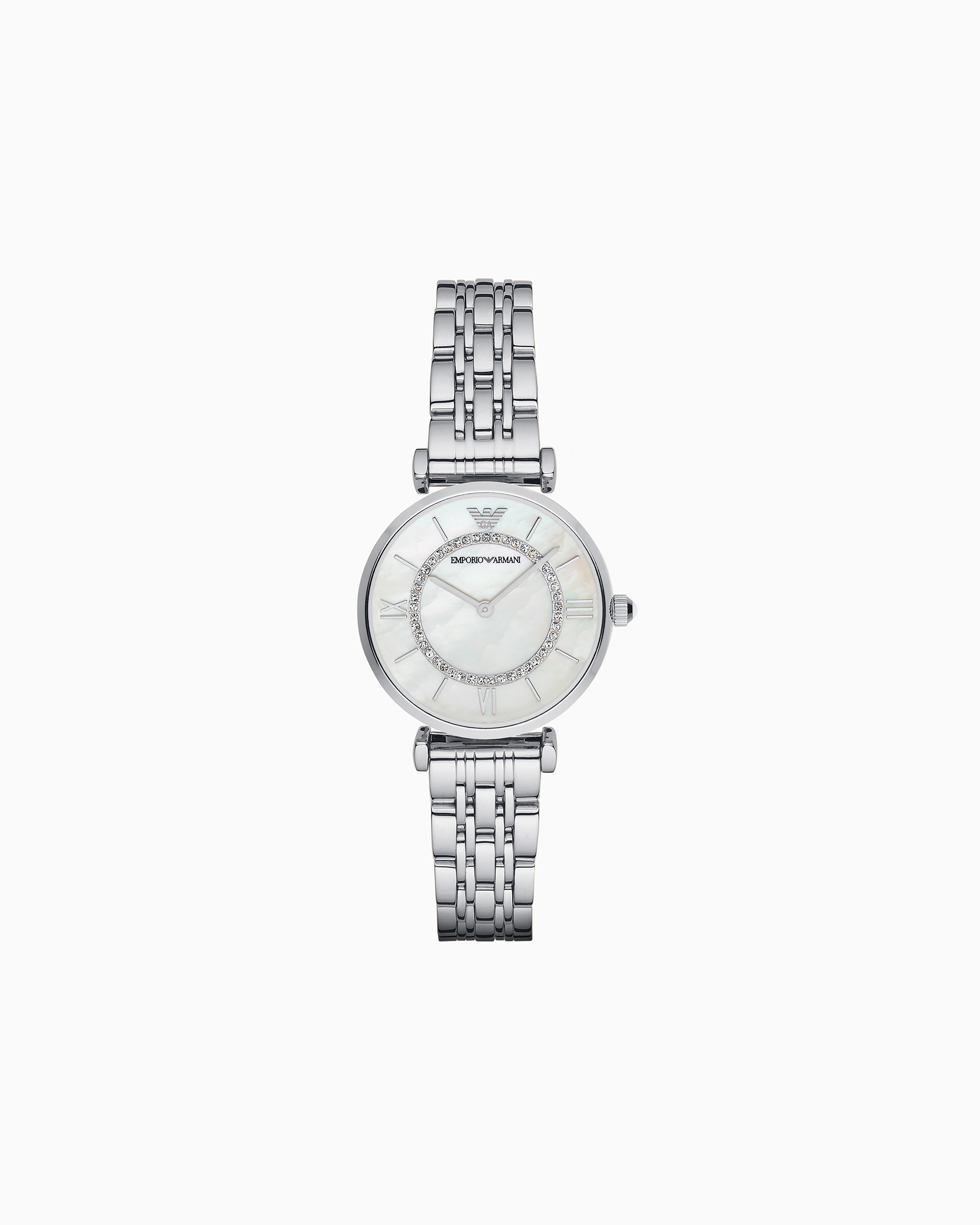 Shop Emporio Armani Women's Two-hand Stainless Steel Watch