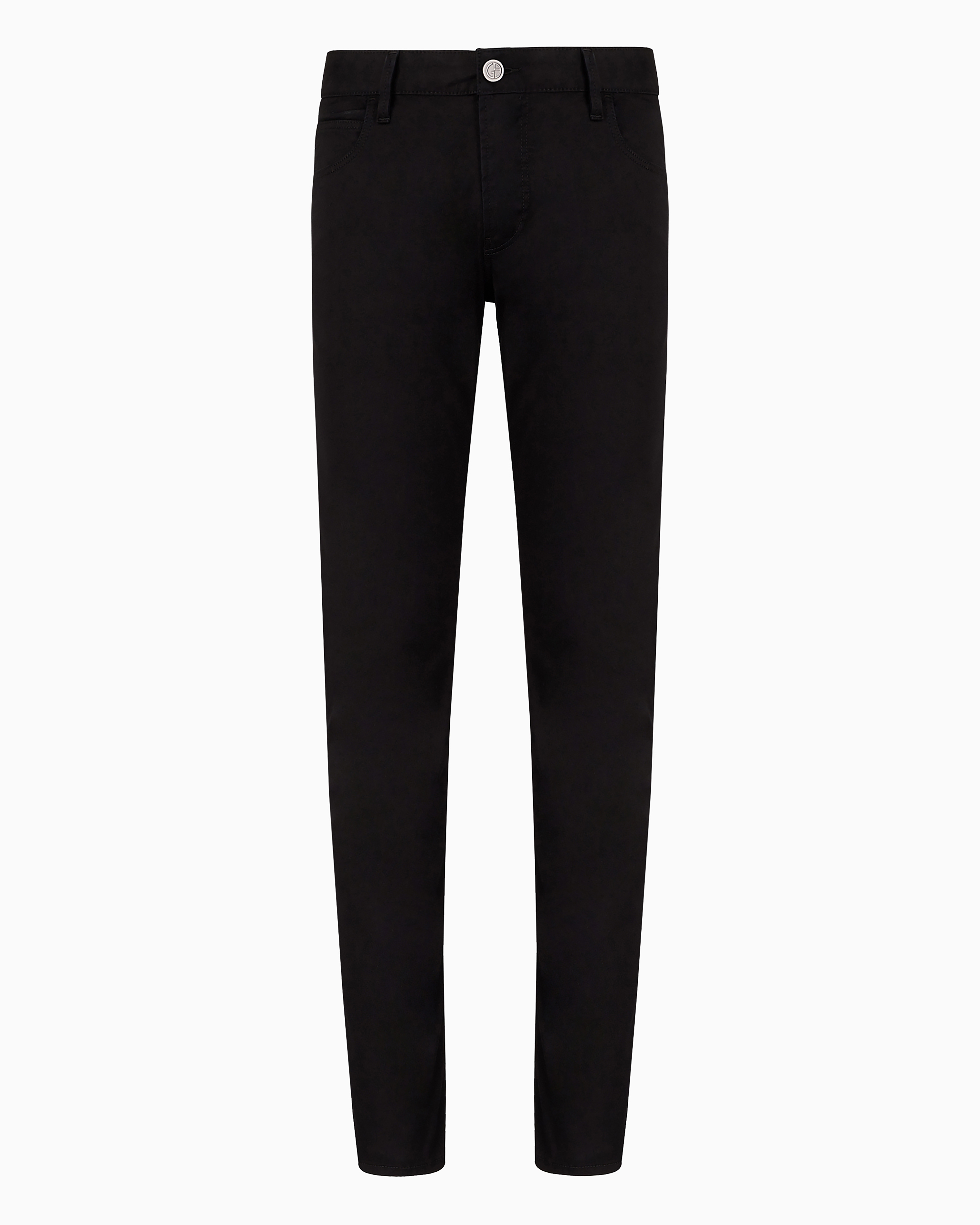 Giorgio Armani Stretch-cotton, Five-pocket Trousers