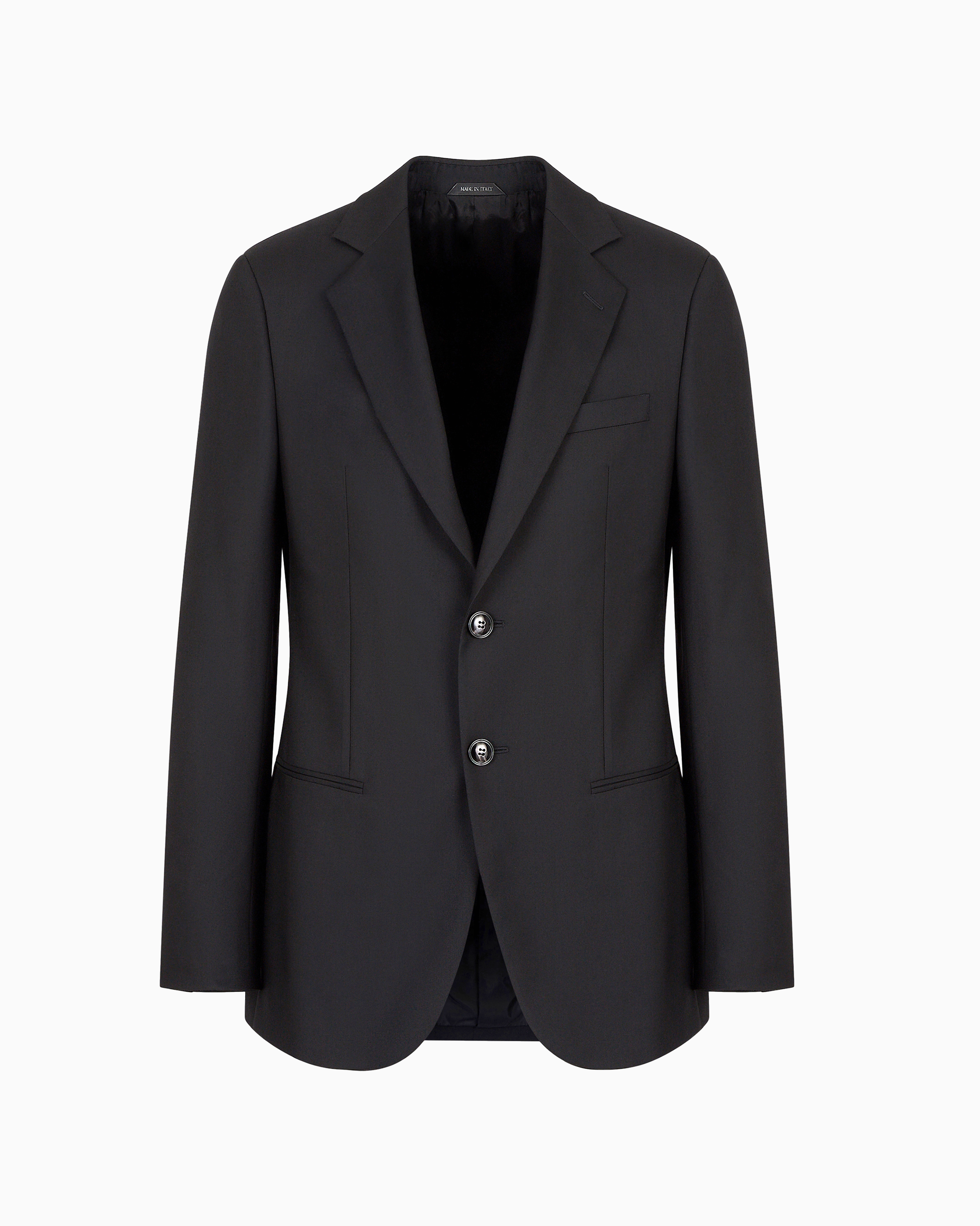 Giorgio Armani Official Store George Single-breasted Jacket In Cashmere In Black