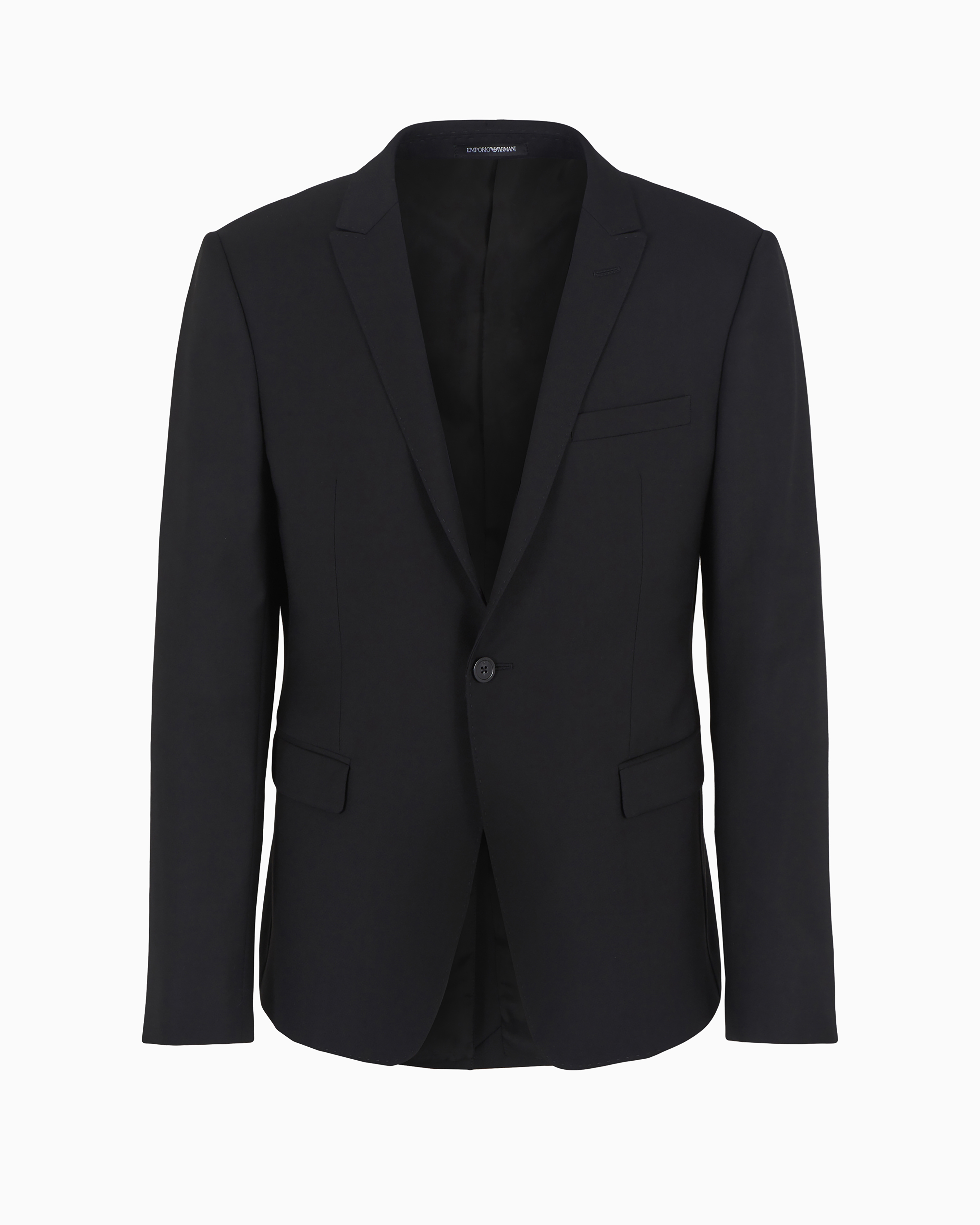 Emporio Armani Single-breasted, Virgin-wool Jacket