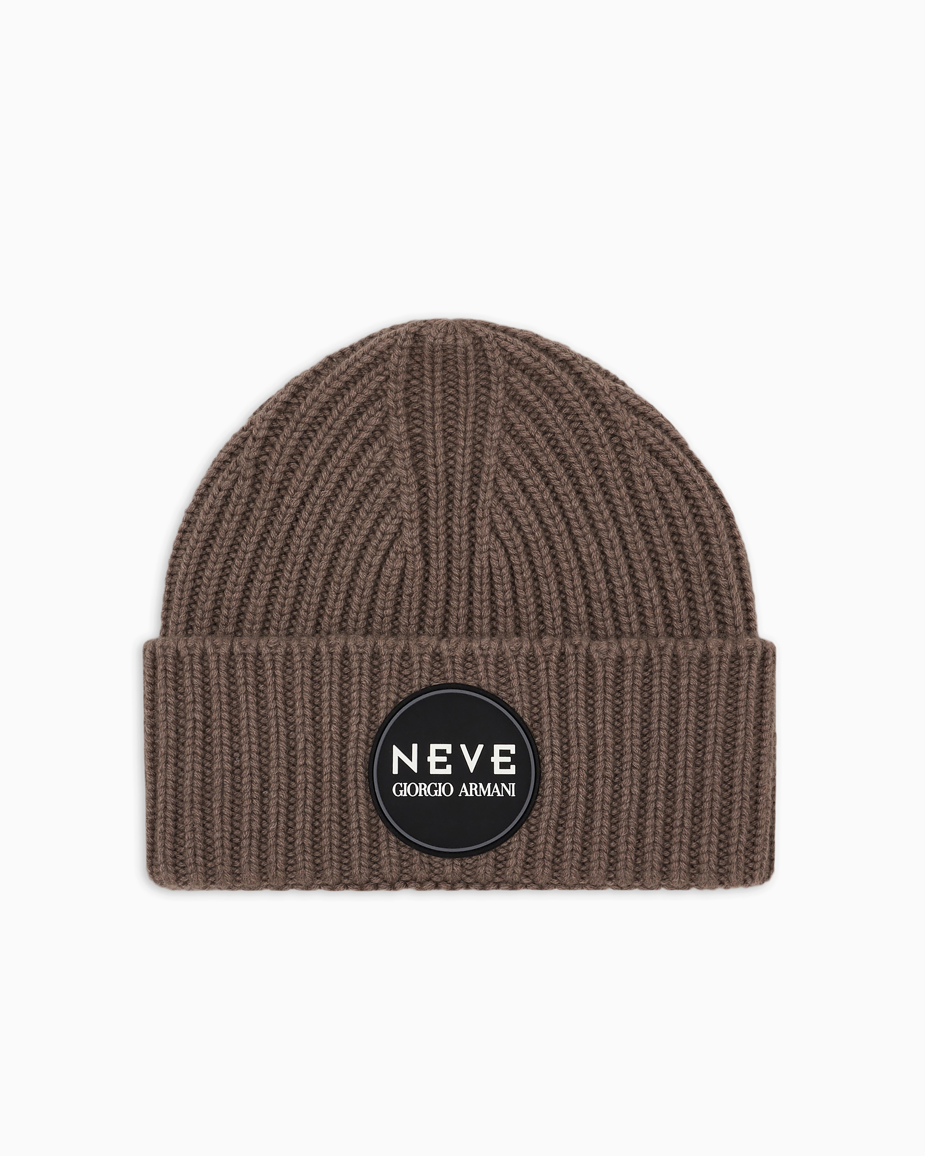 Giorgio Armani Official Store Neve Cashmere Beanie In Dove Grey