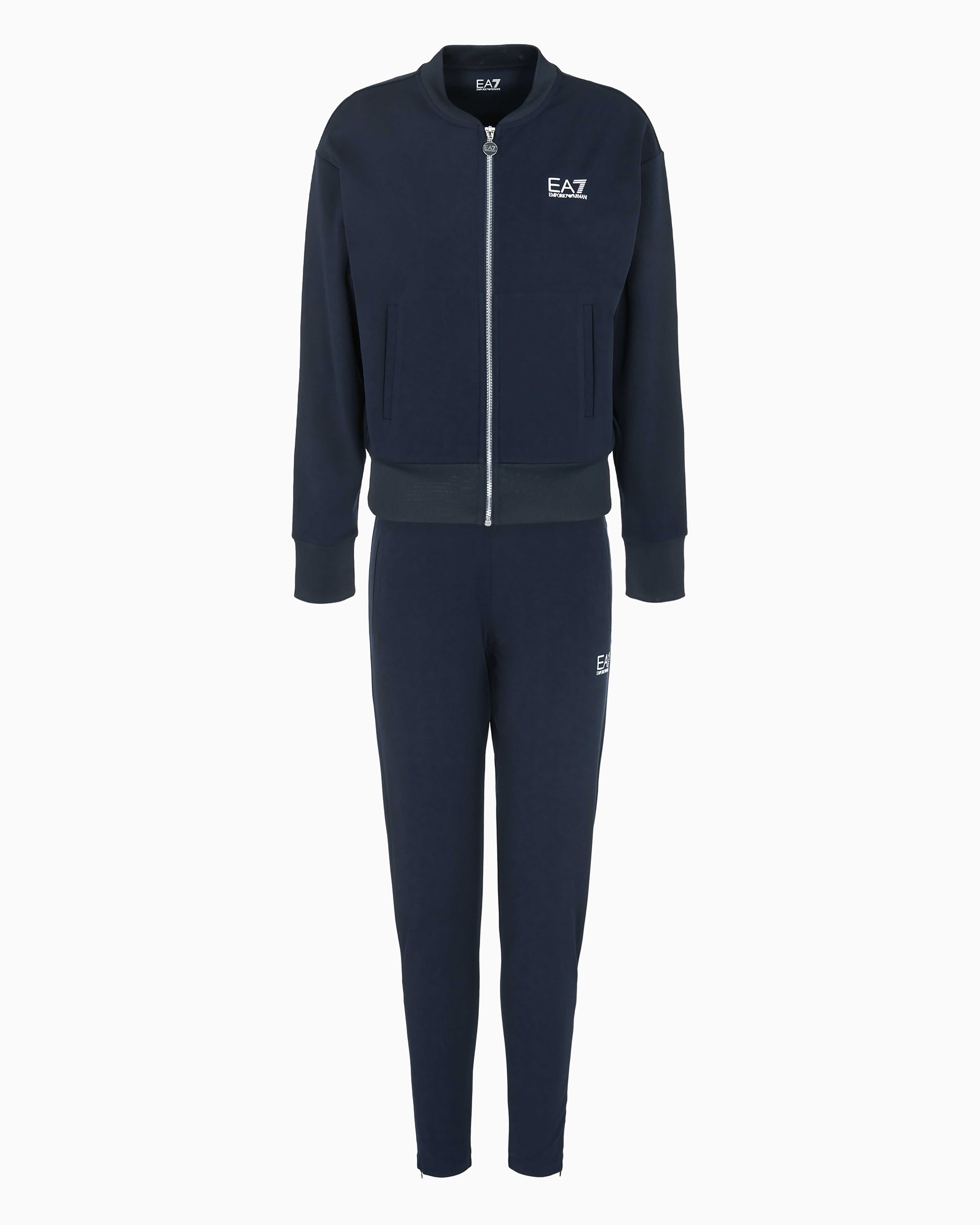 Shop Ea7 Tennis Pro Tracksuit In Ventus7 Technical Fabric In Navy Blue