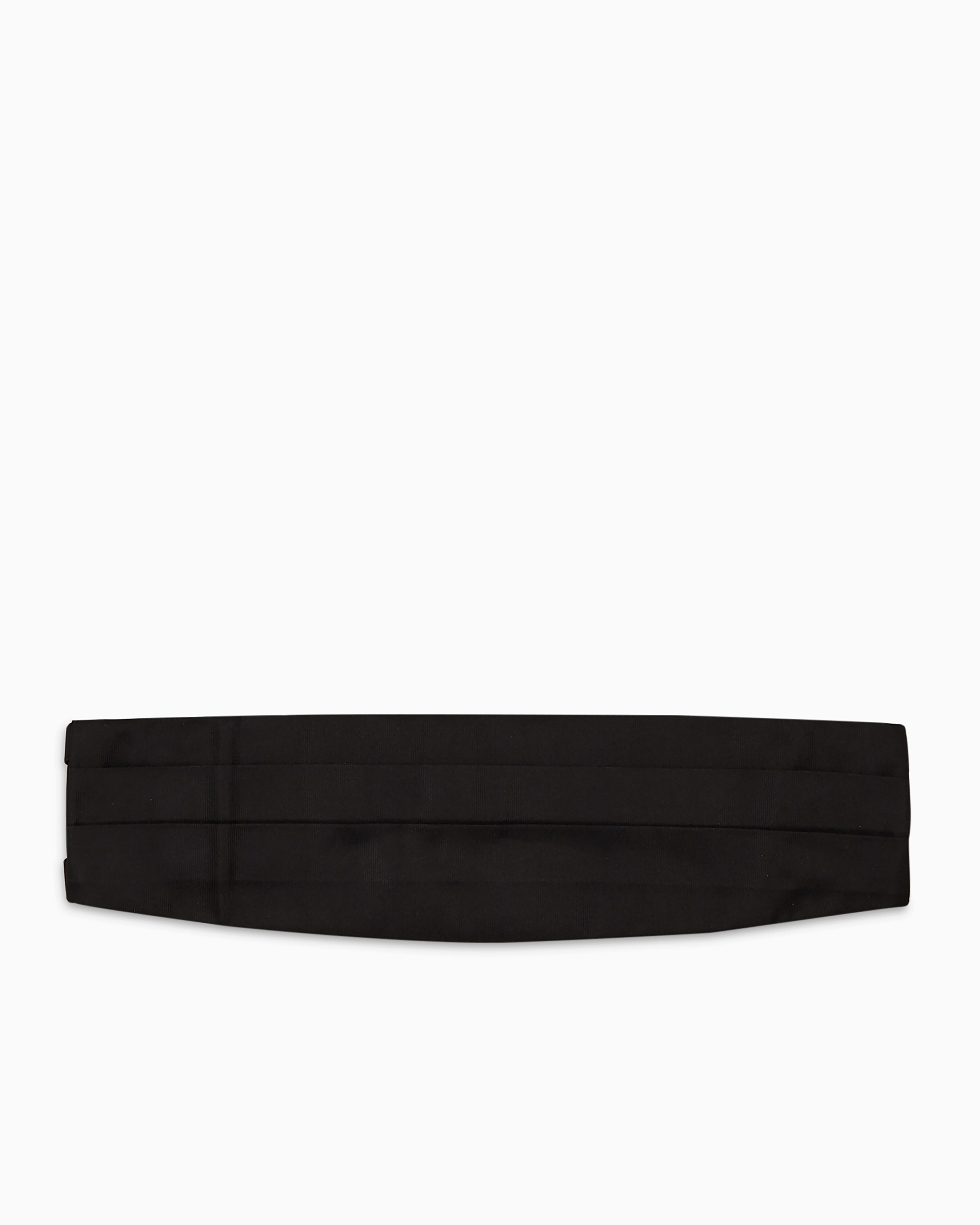 Giorgio Armani Official Store Silk Tuxedo Band In Black