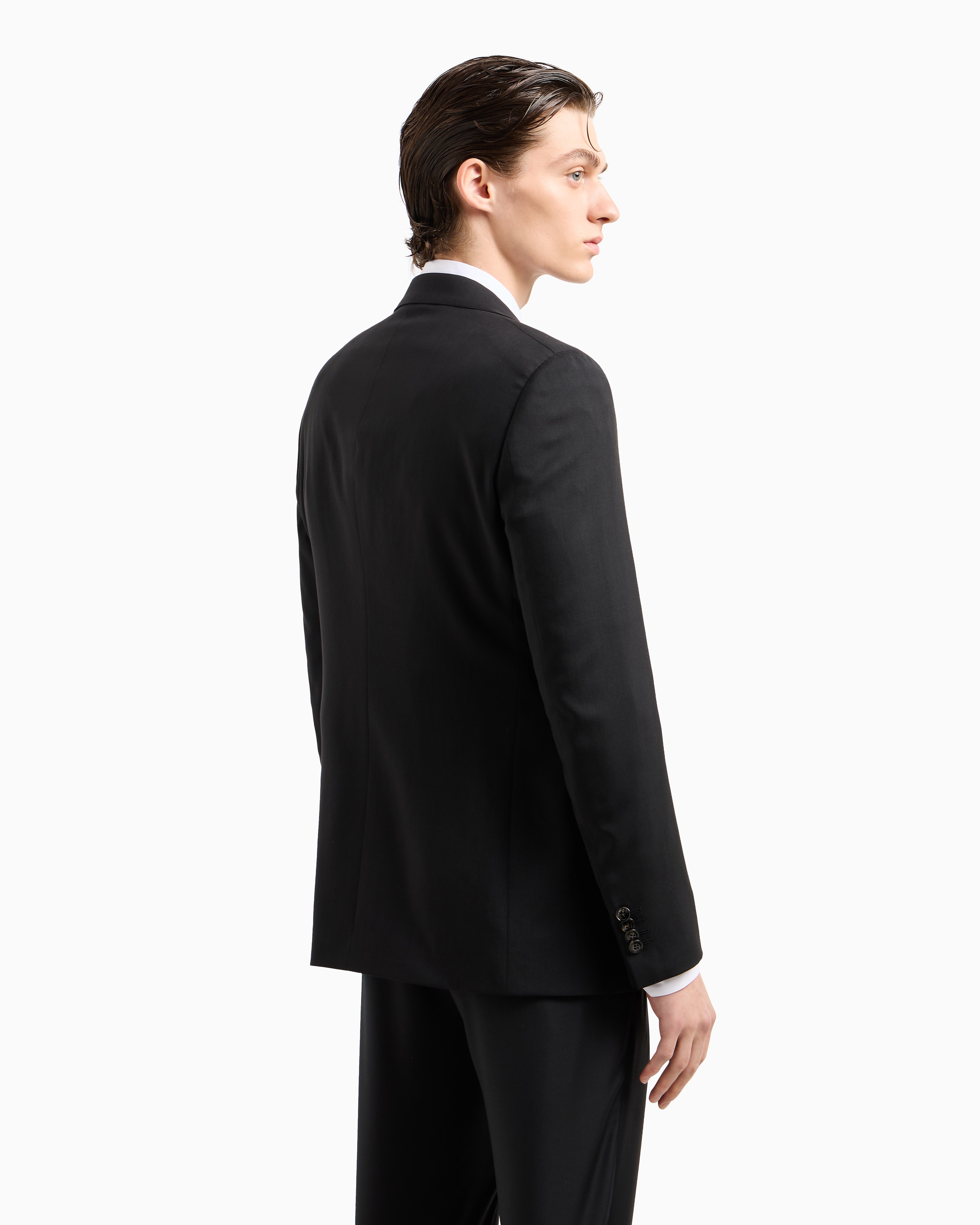 n*a様 超特価 未使用 極上 シングルスーツ × GIORGIO ARMANI 楽天市場】アルマーニ Armani（カラーブラック）（スーツ