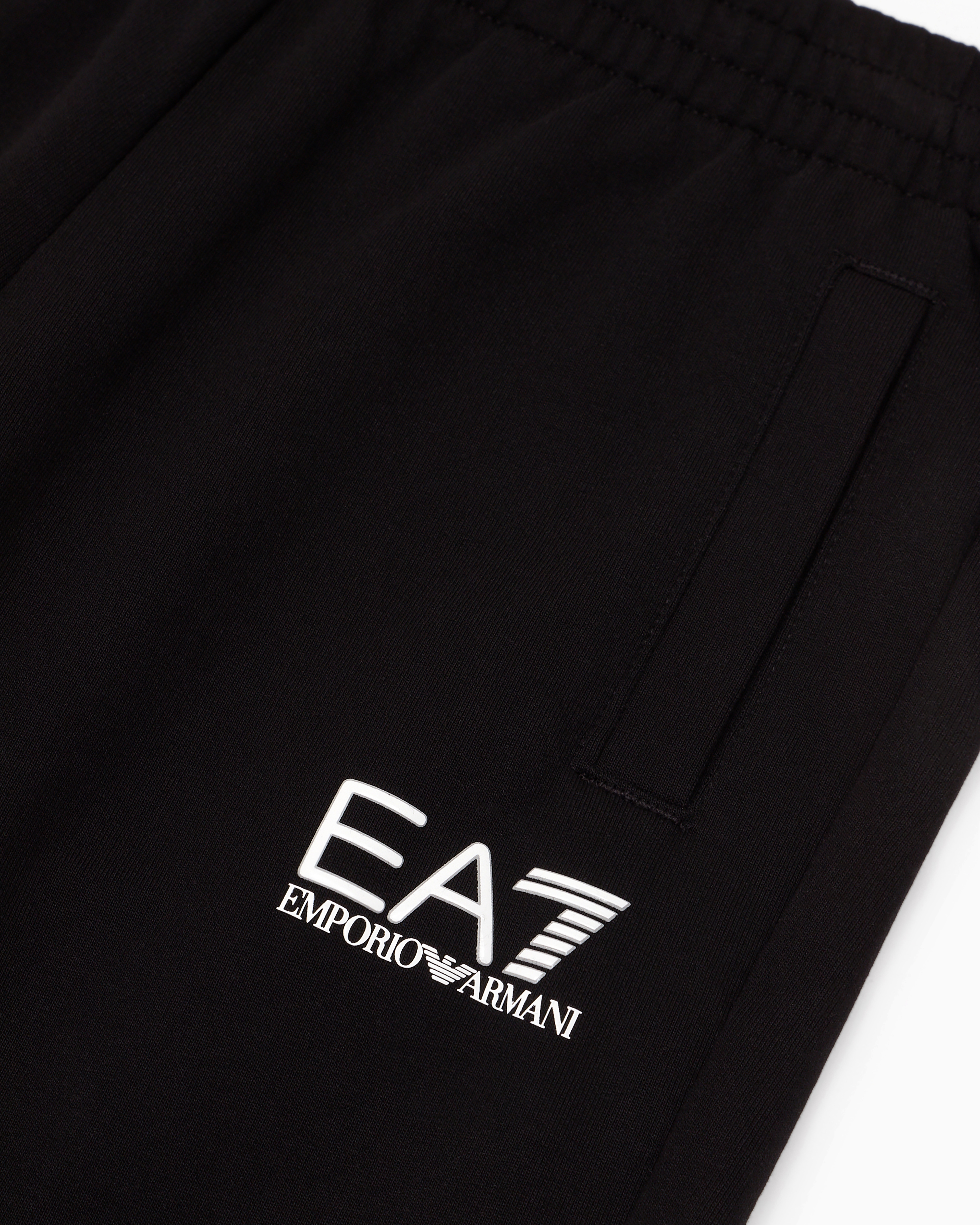 EA7 CORE IDENTITY BOY COTTON BERMUDA SHORTS 