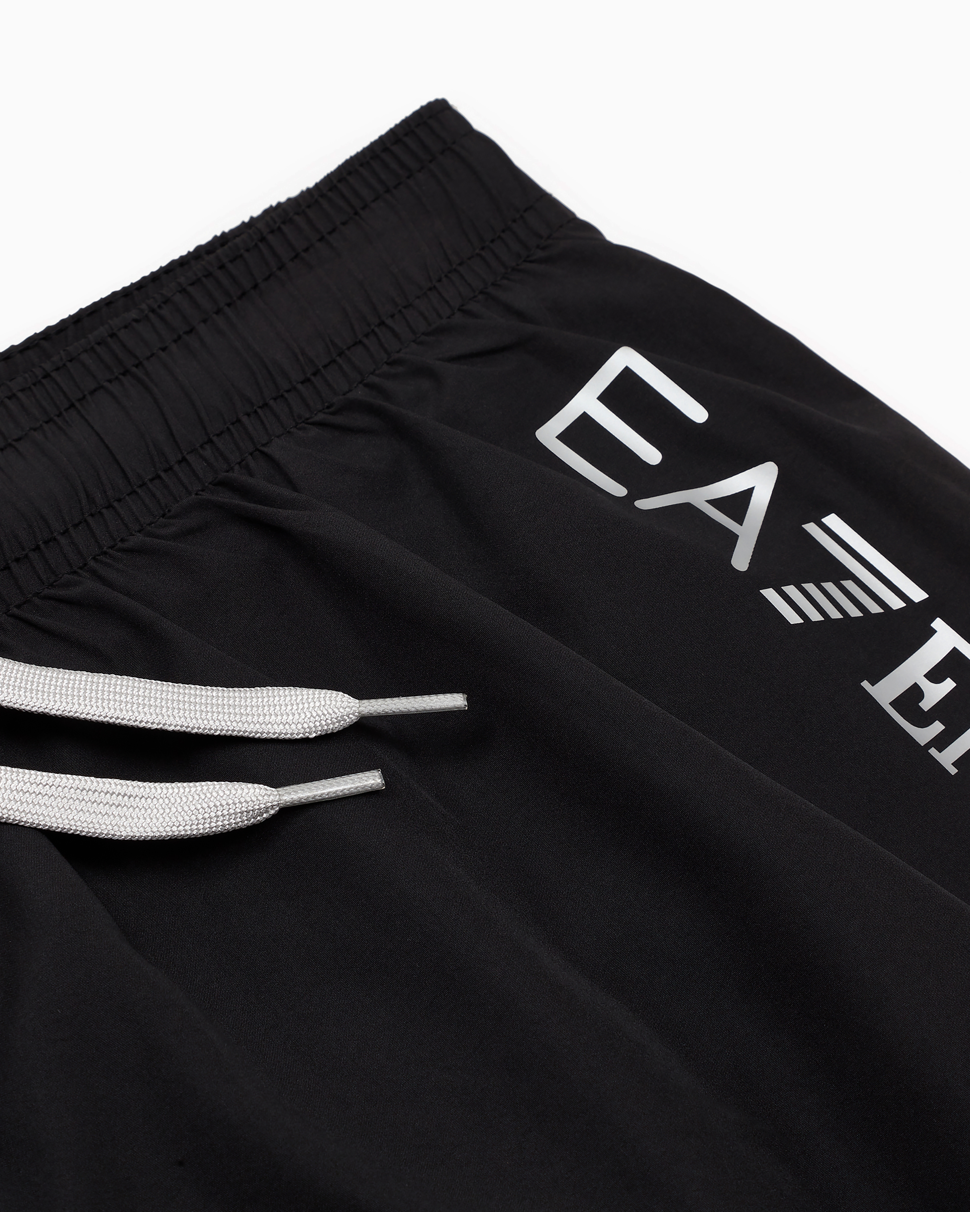 Shop Emporio Armani Swim Trunks With Logo In Black