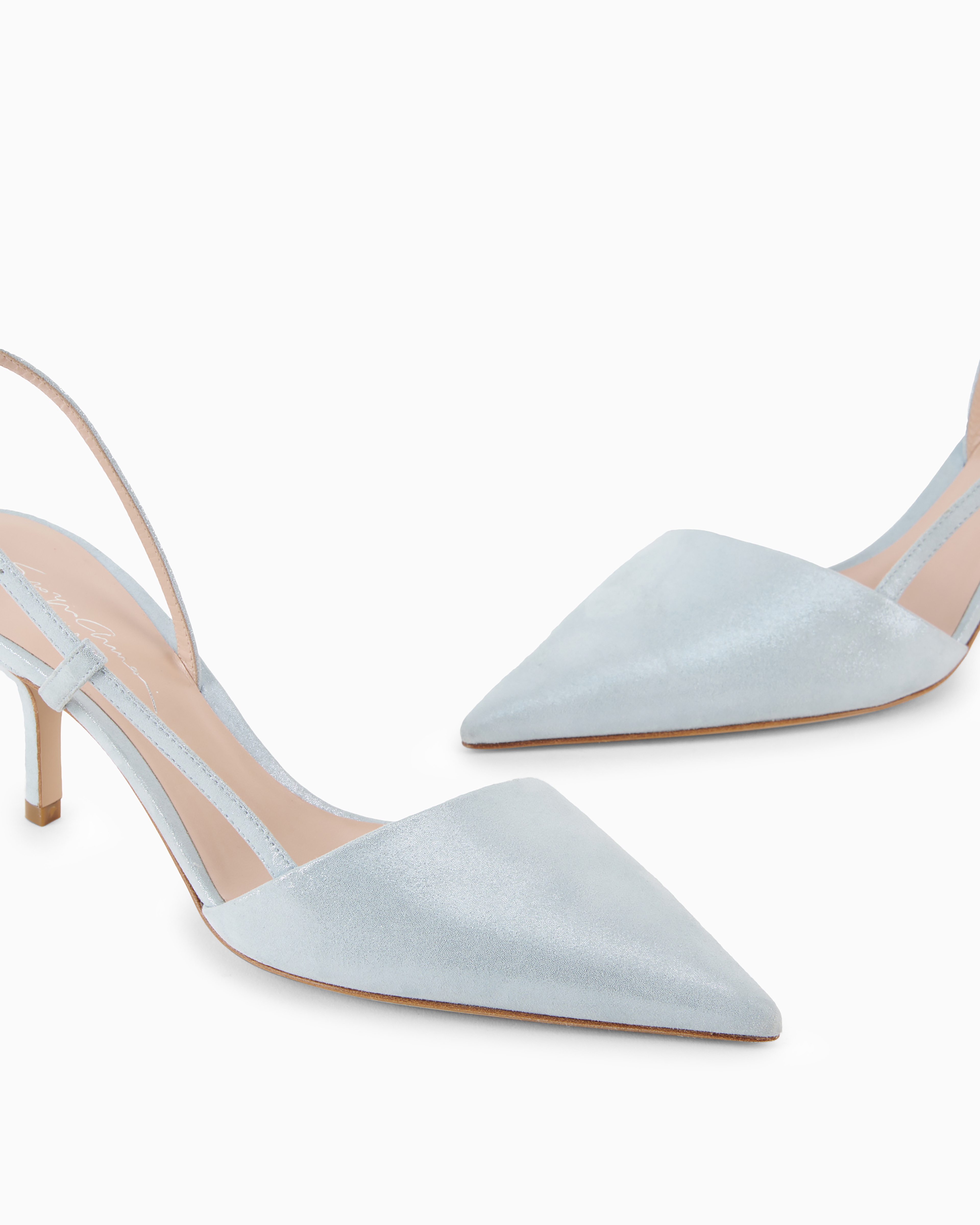 Giorgio Armani Official Store Heels In Azure
