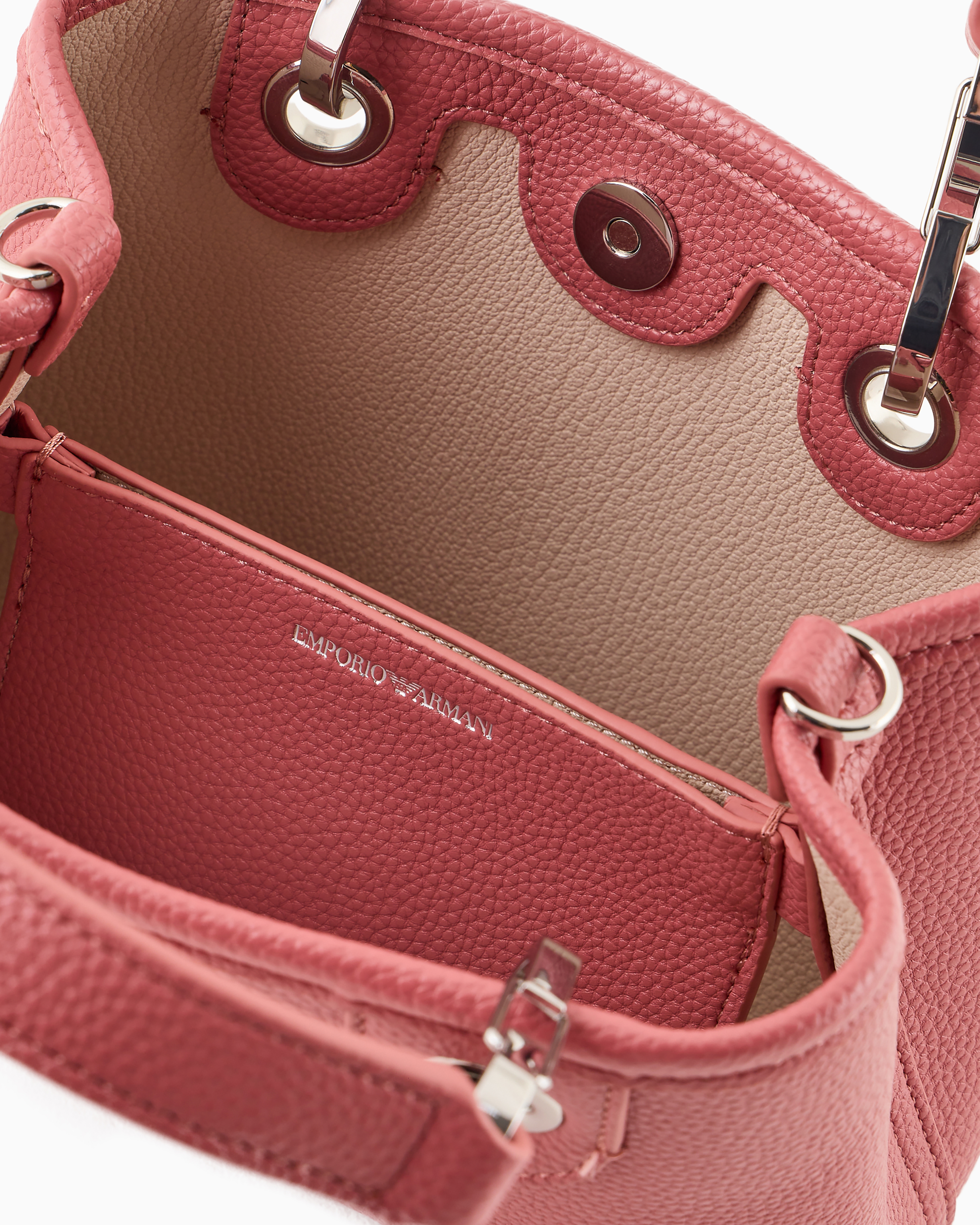 ショルダーバッグ・ポシェット EMPORIO ARMANI Women Messenger Bags Y3D165YFO5E80700 Pink Medium MyEA shopper bag with deer print | Emporio Armani