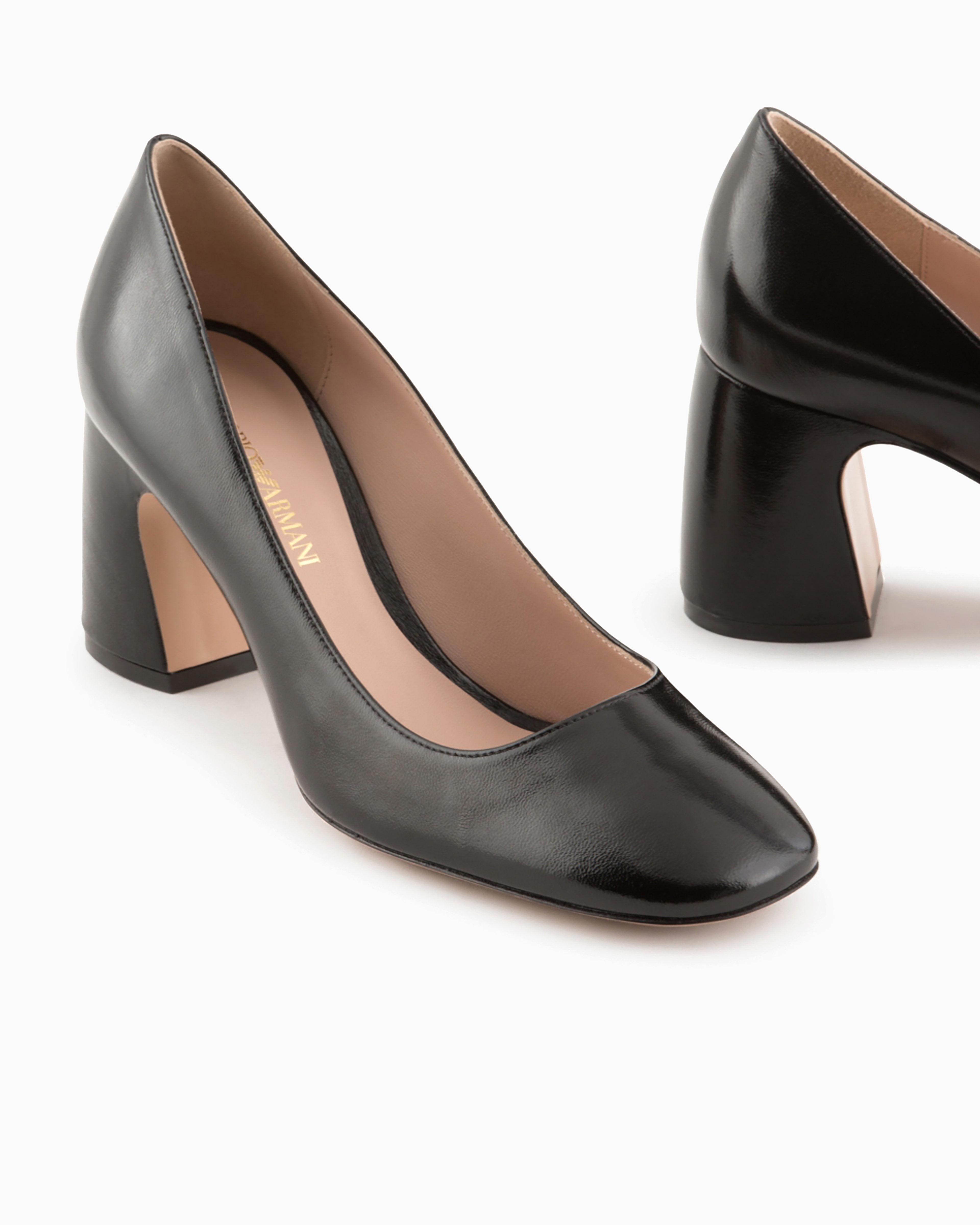 Patent leather court shoes Emporio Armani
