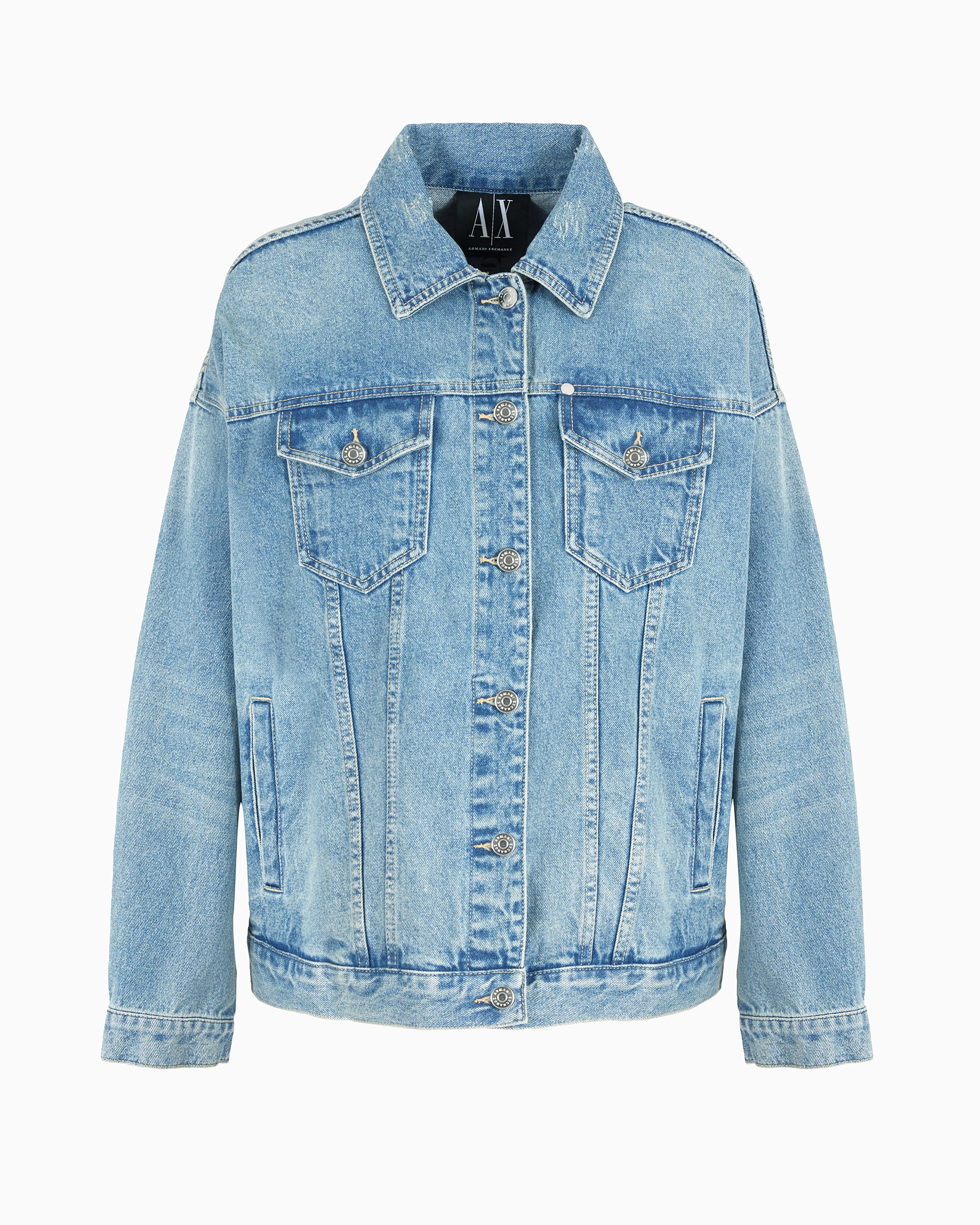 Armani Exchange Official Store Denim Jackets In Blue