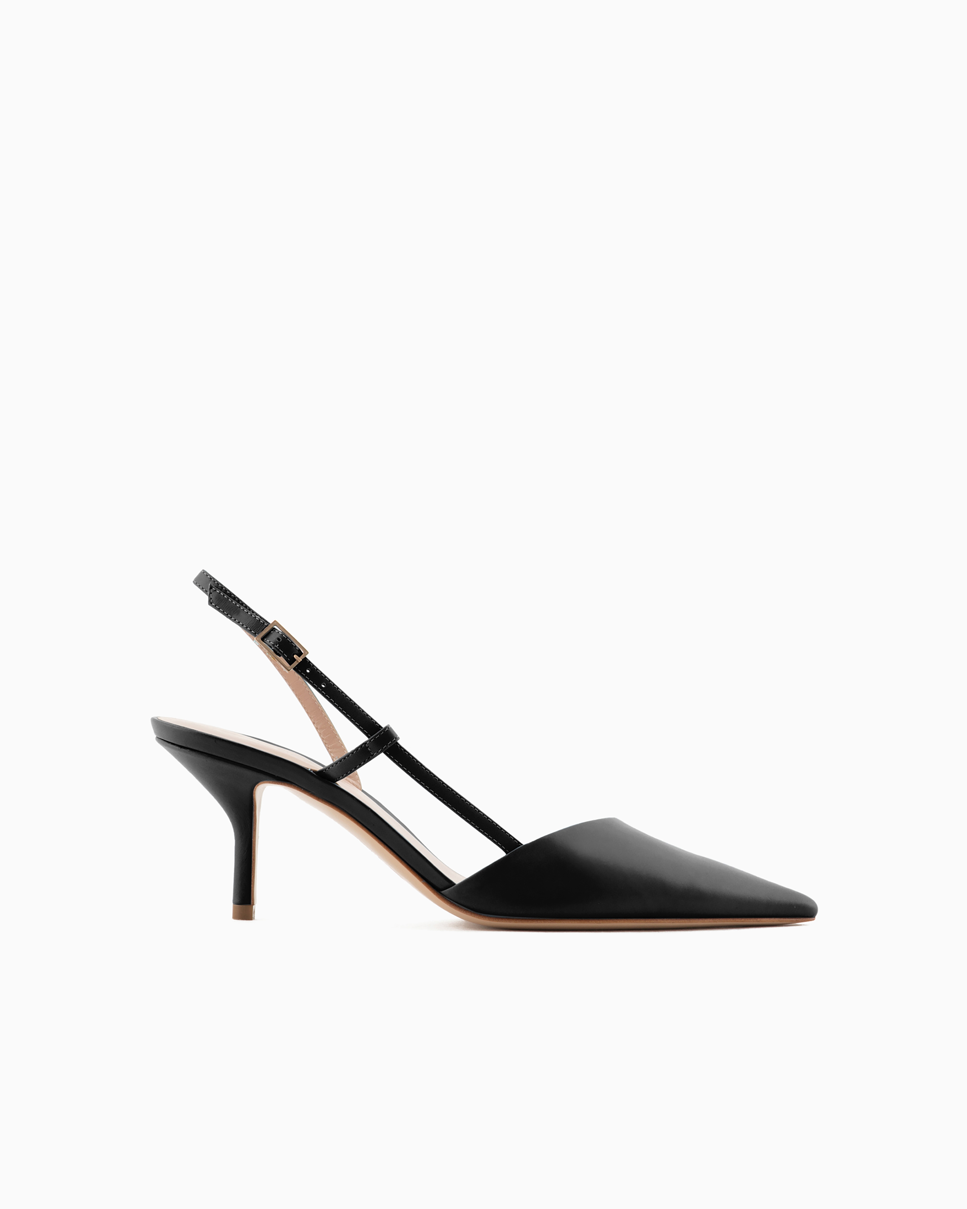 GIORGIO ARMANI LEATHER SLINGBACKS 