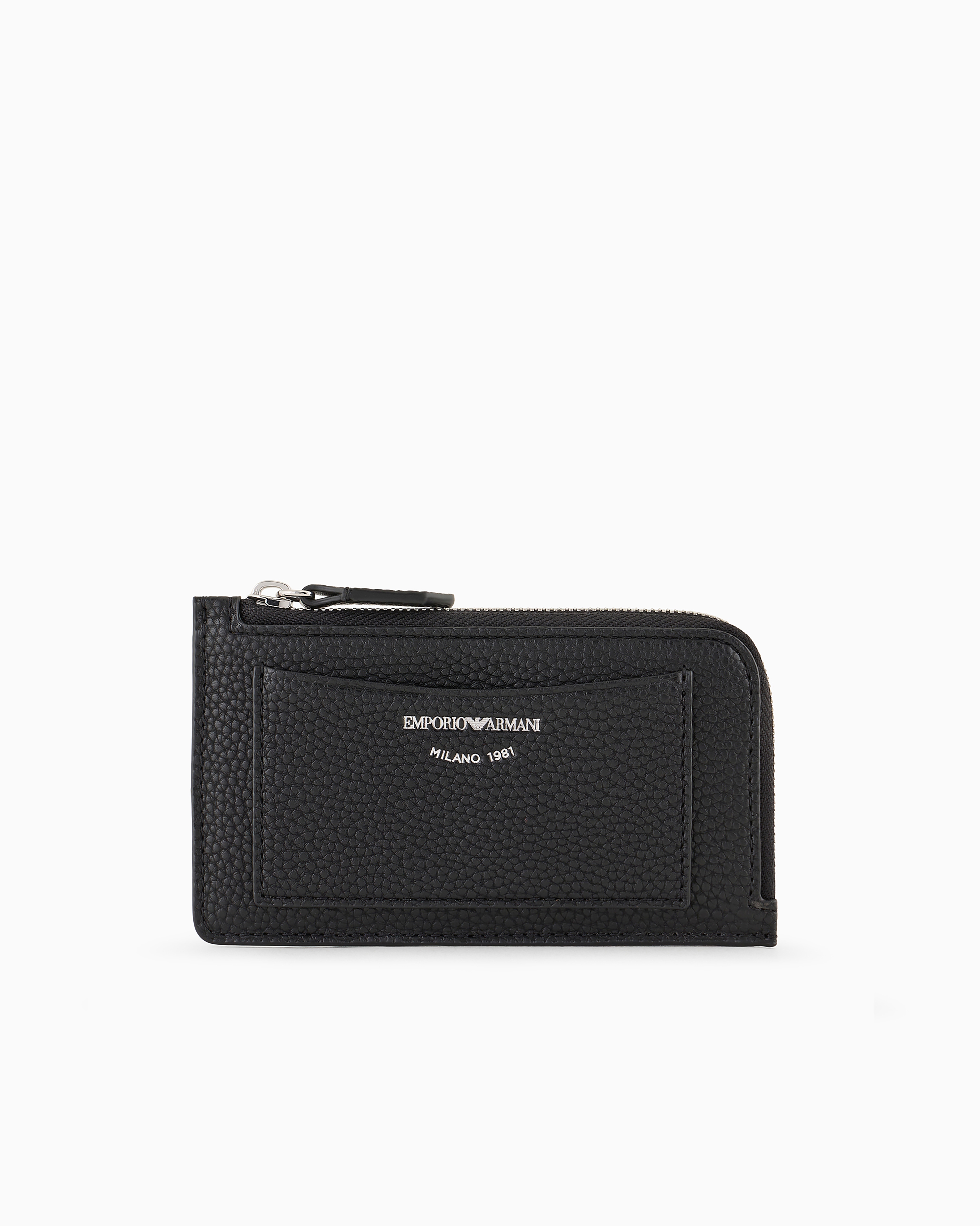 Emporio Armani Official Store Wallets In Black Logo