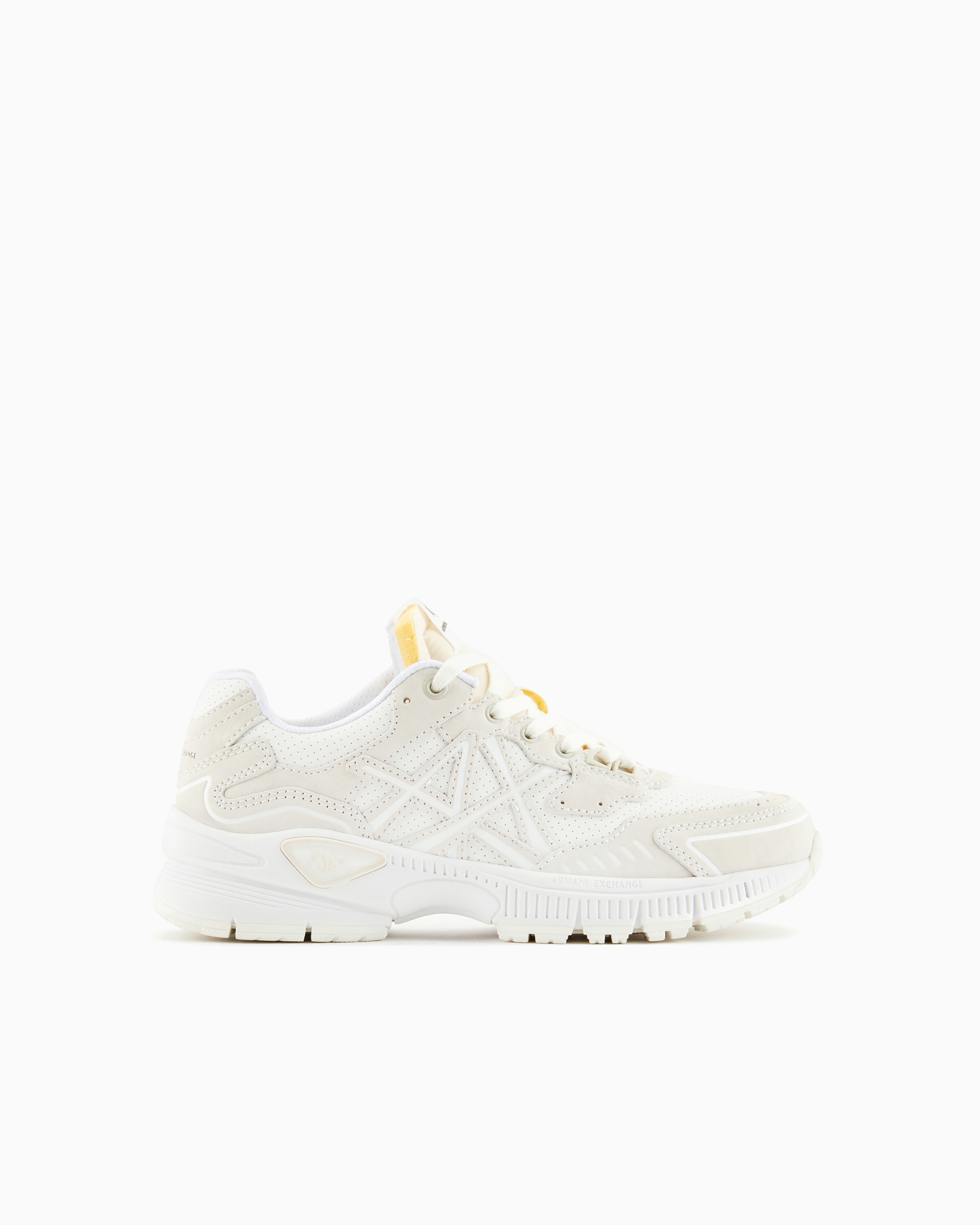 Armani Exchange Official Store Sneakers In Beige