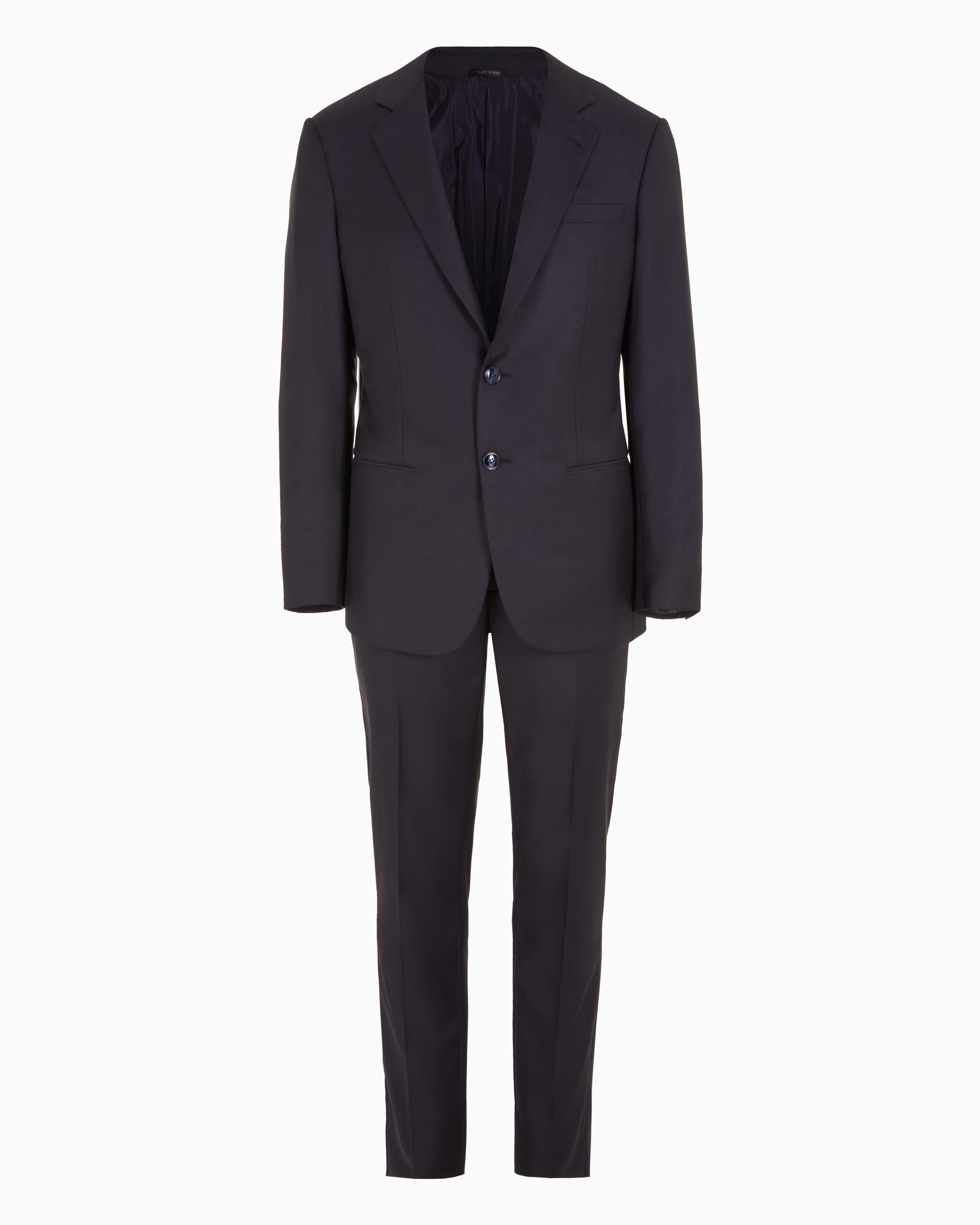 GIORGIO ARMANI MANHATTAN LINE VIRGIN-WOOL SINGLE-BREASTED SUIT 