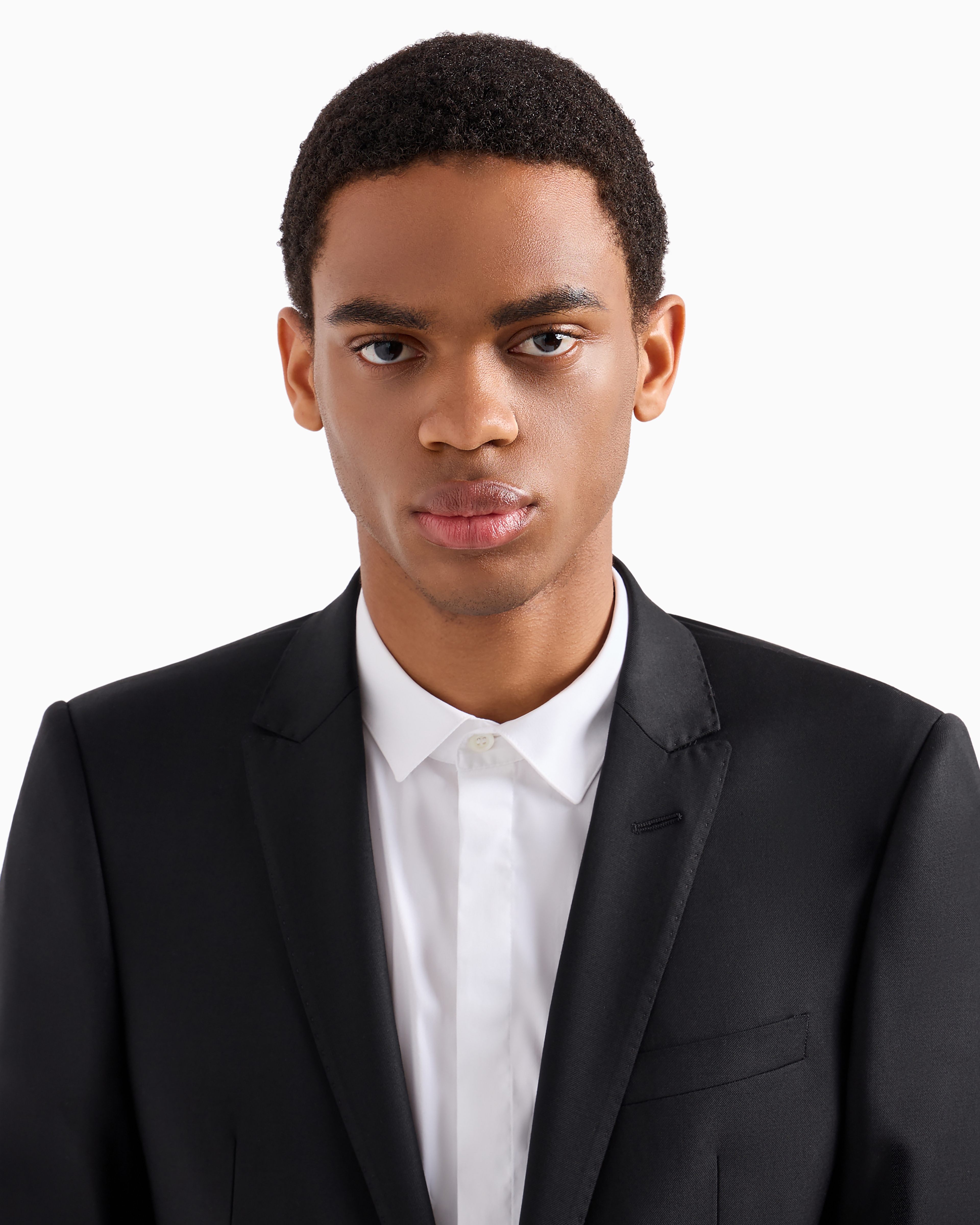 Emporio Armani Single-breasted, Virgin-wool Jacket