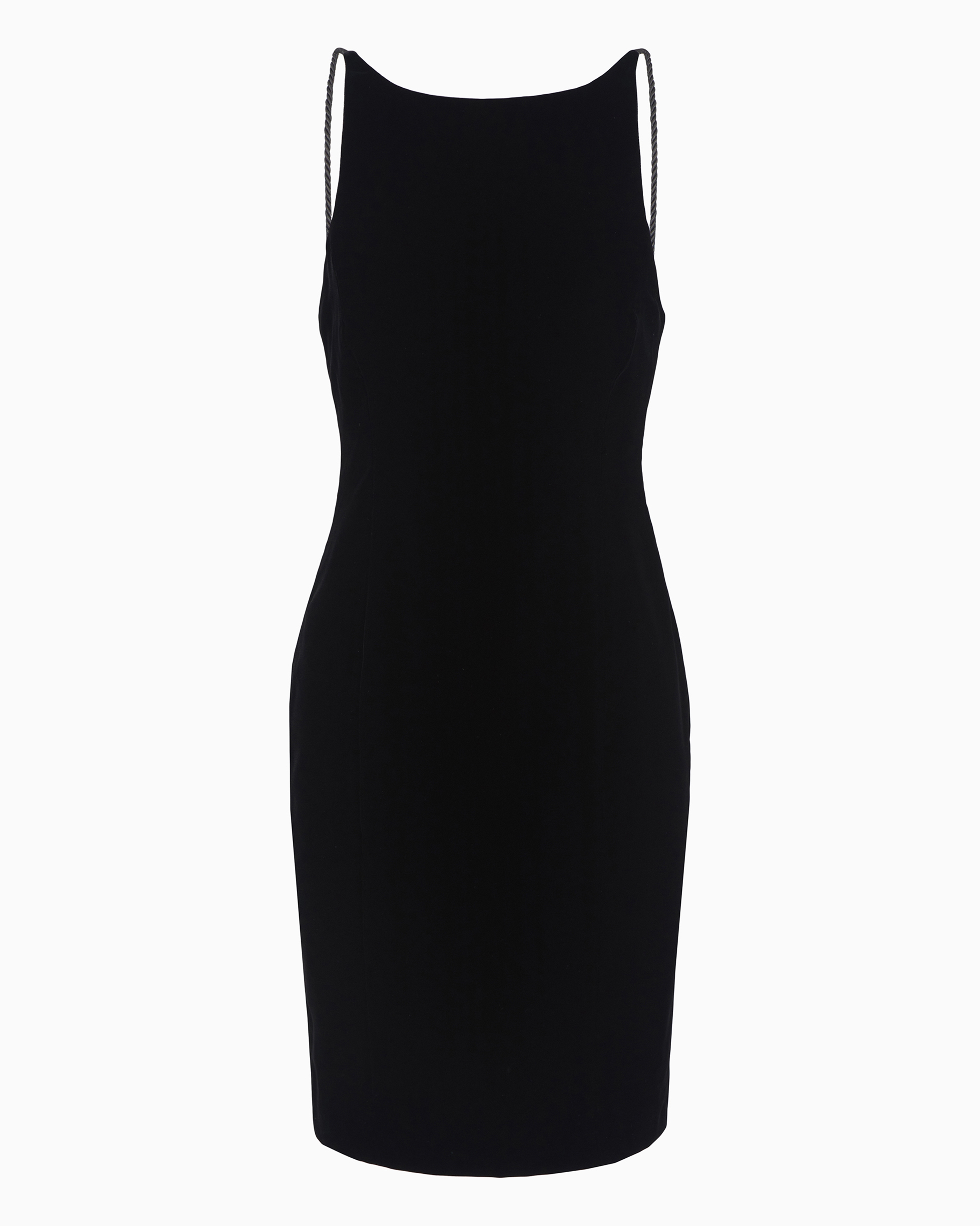 Emporio Armani Official Store Robes Courtes In Noir