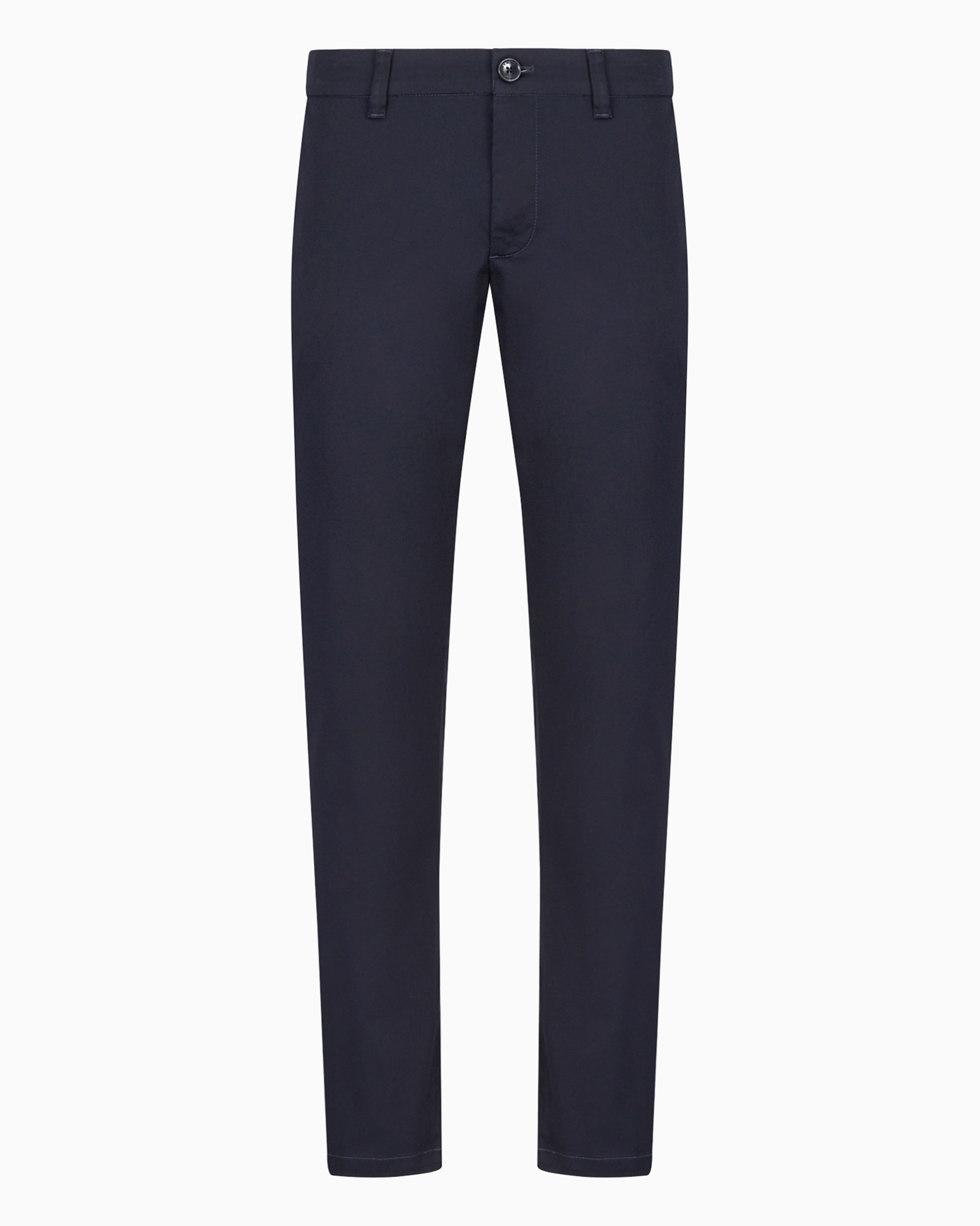 ARMANI EXCHANGE COTTON POPLIN CHINO TROUSERS 