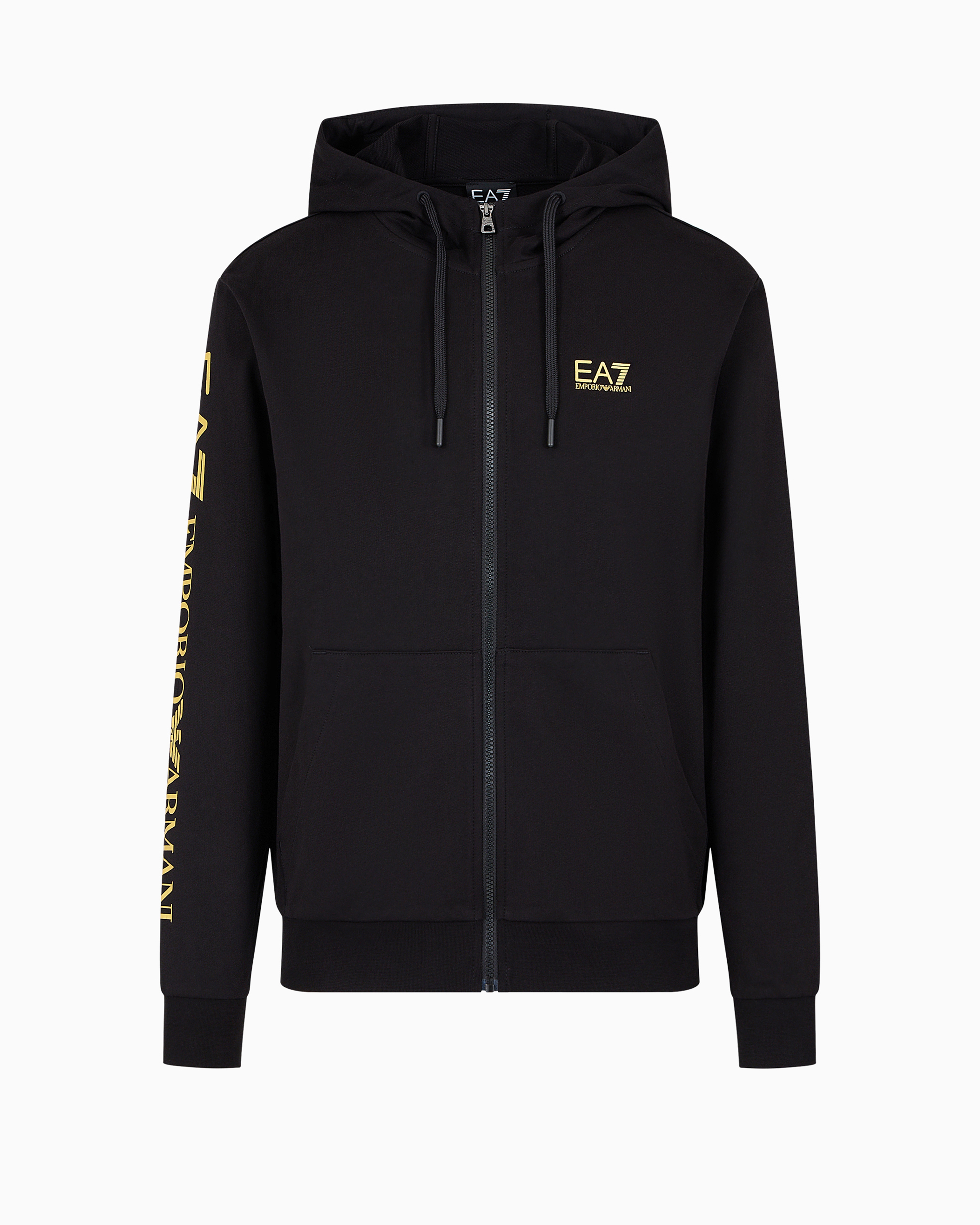 Ea7 Official Store Hoodies In Black