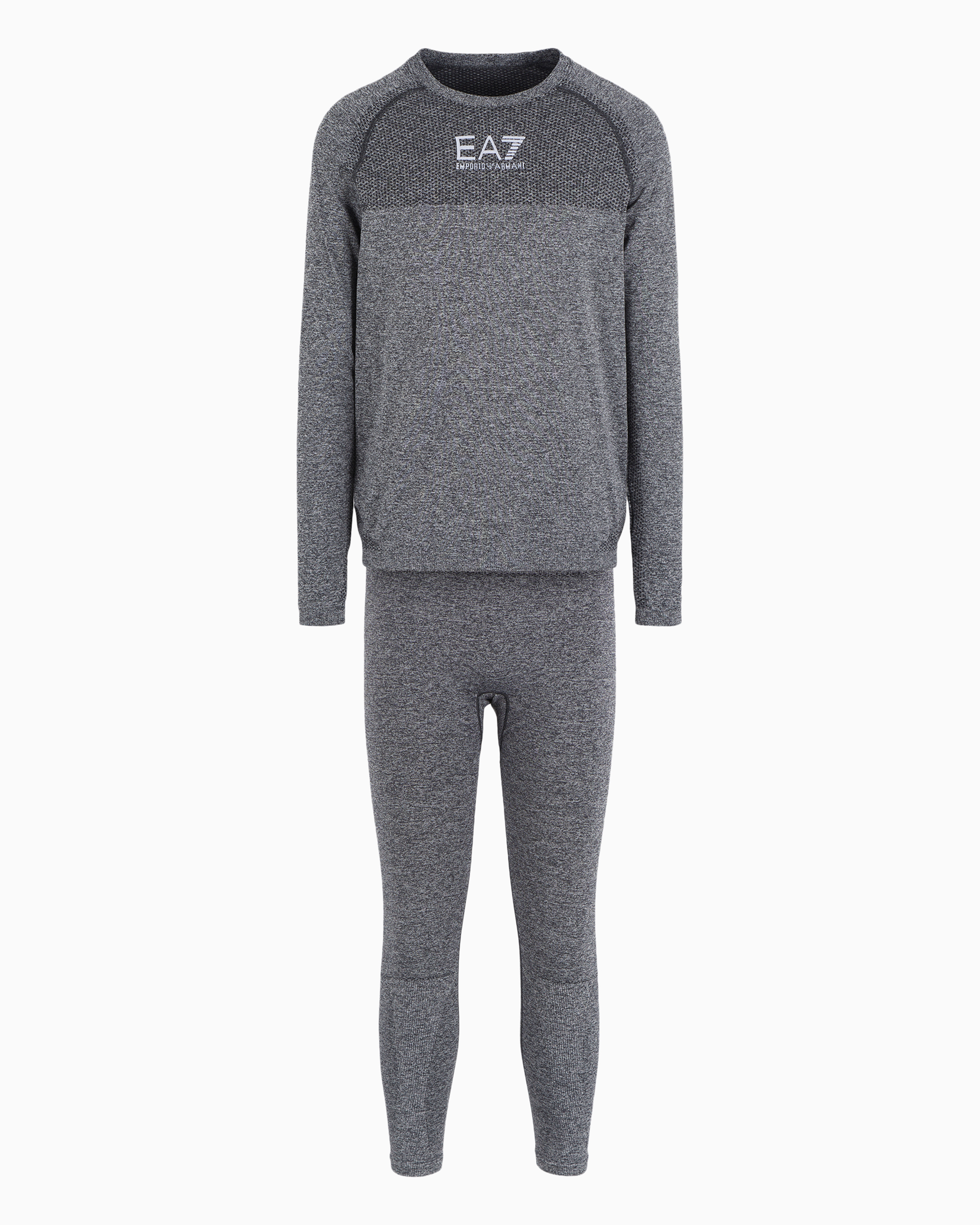 Ea7 Technical Ski Underwear Set In Gray