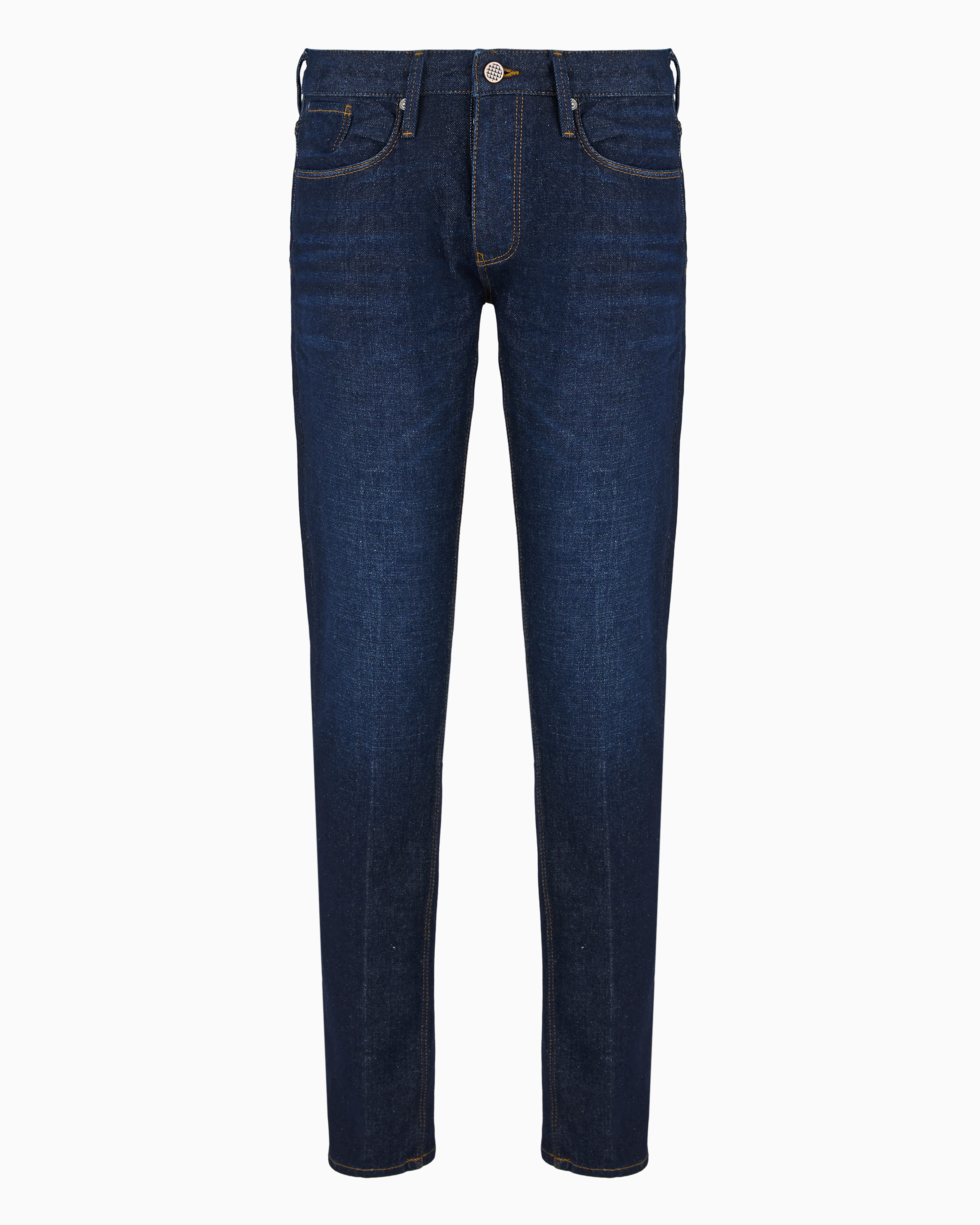 Emporio Armani Official Store Slim Fit Jeans In Dark Blue