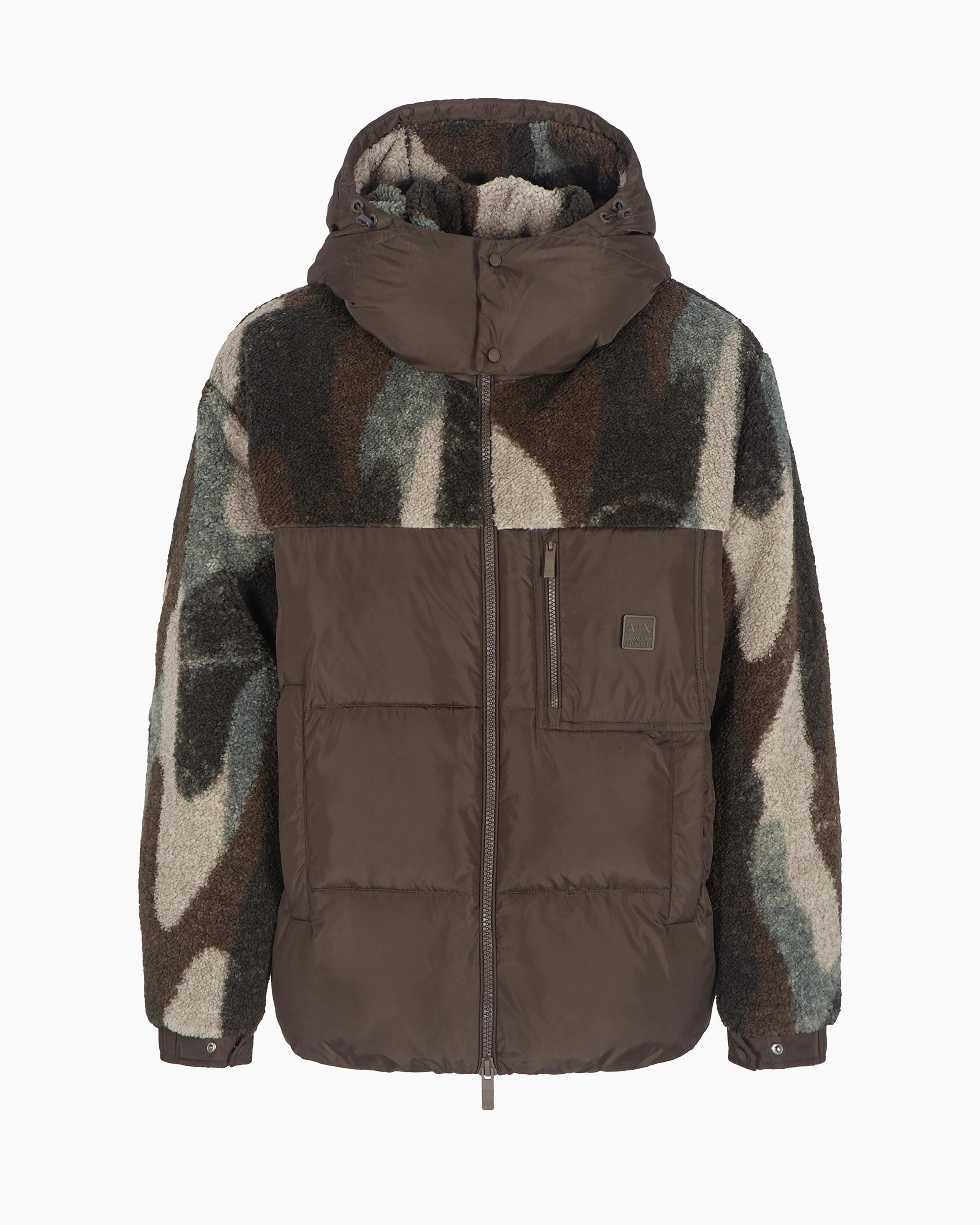 Armani Exchange Official Store Down Jackets In Verde Scuro 1