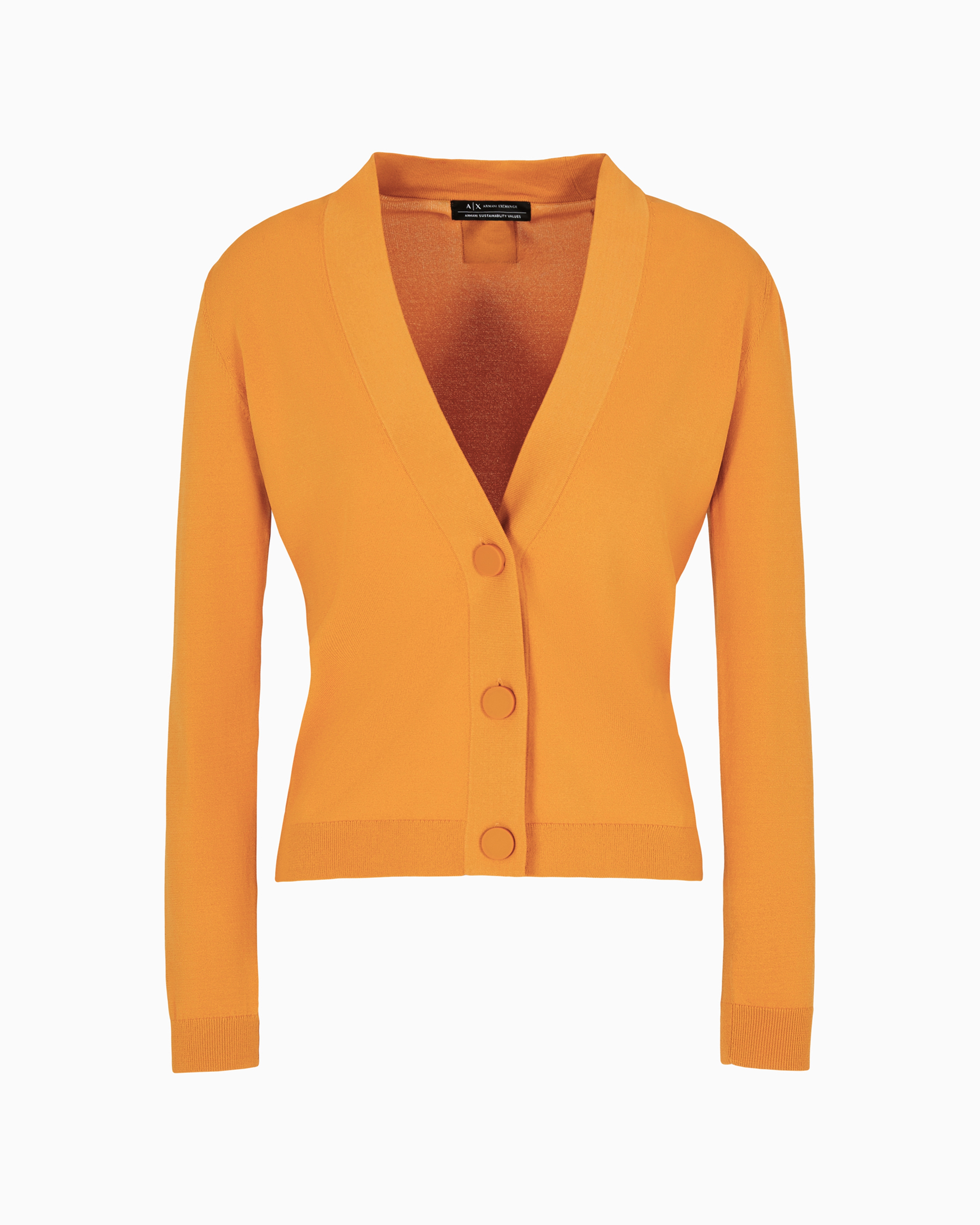 Armani Exchange Official Store Cardigans In Orange