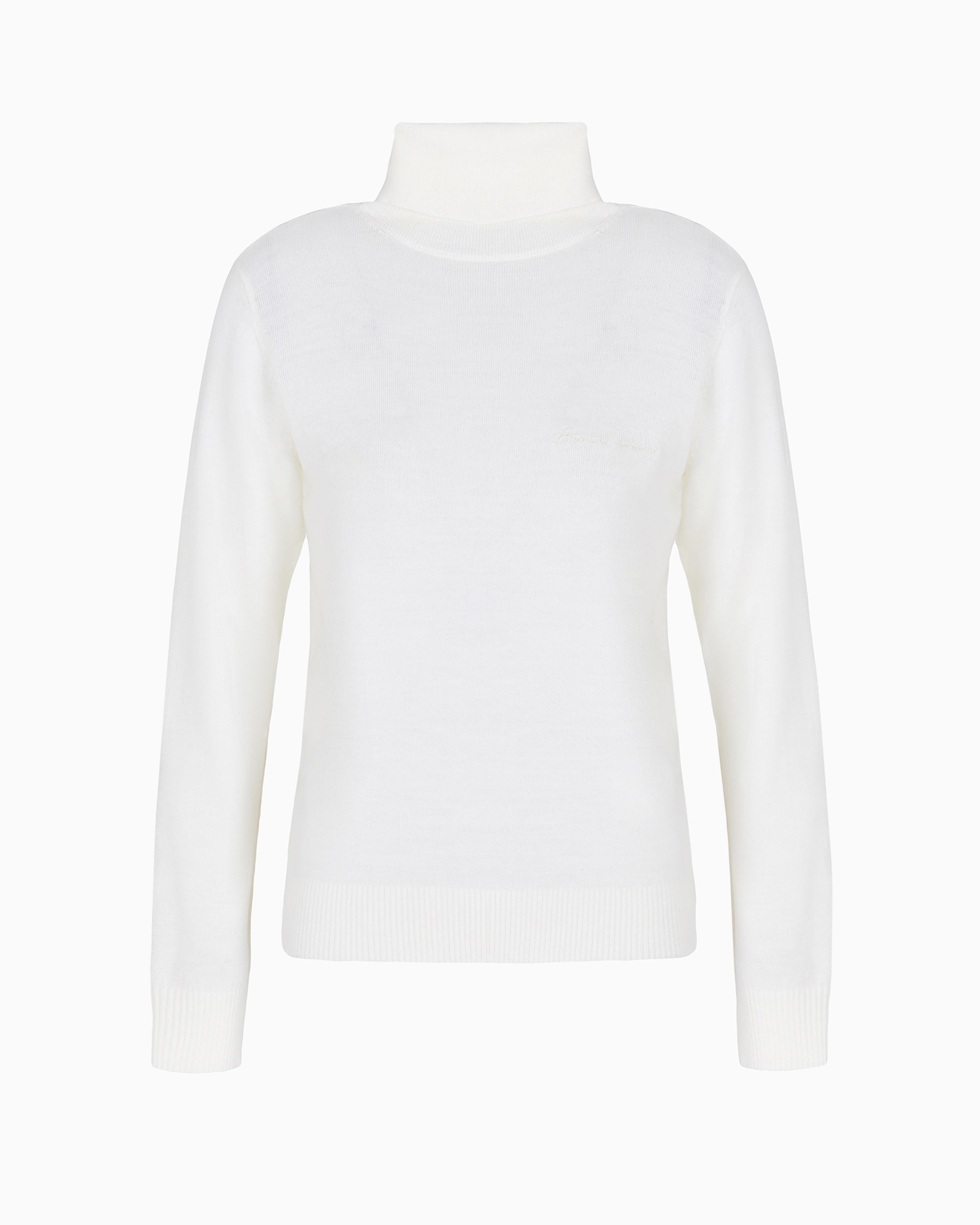 Armani Exchange Official Store Turtlenecks In White