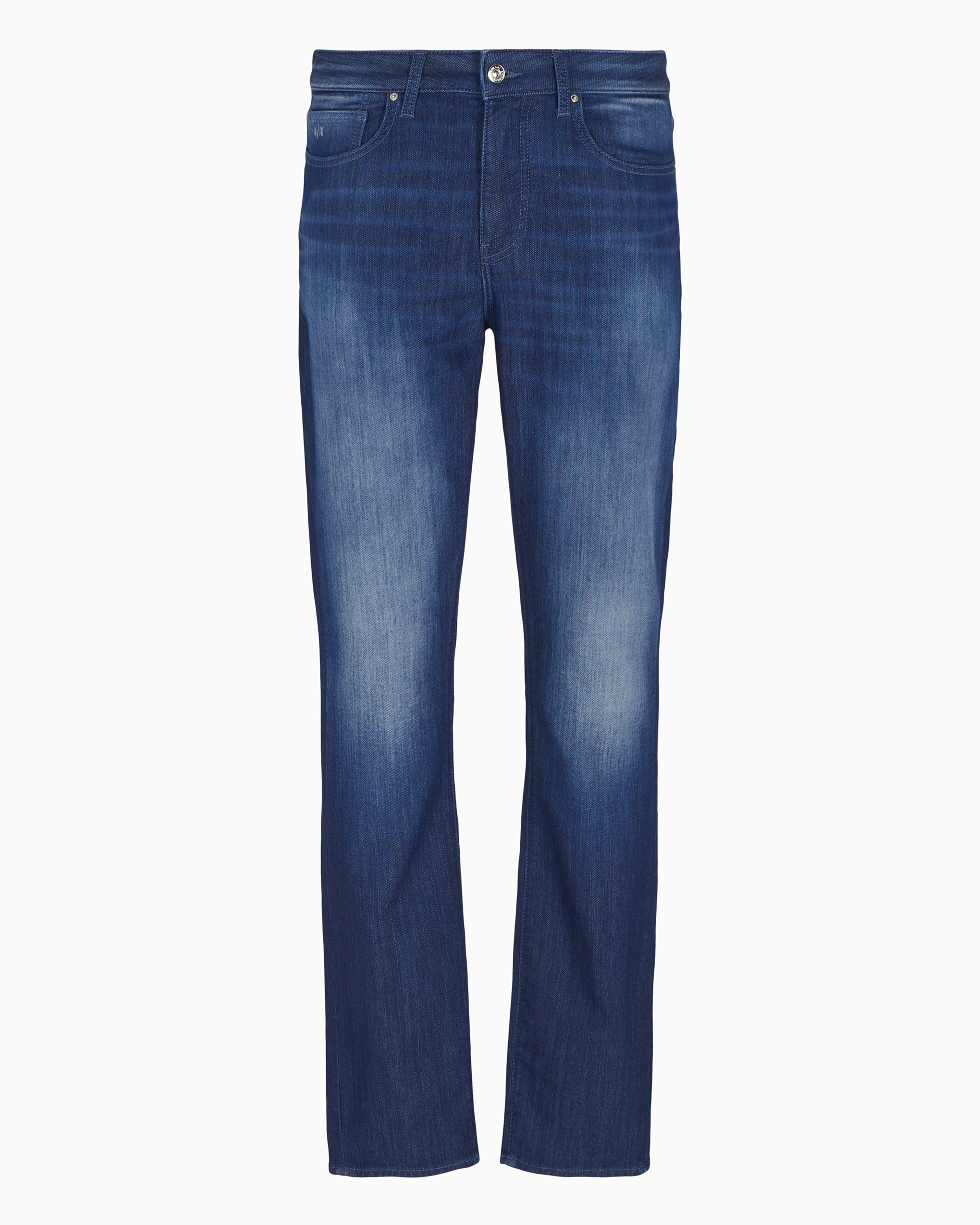 Armani Exchange Official Store Skinny Jeans In Dark Blue