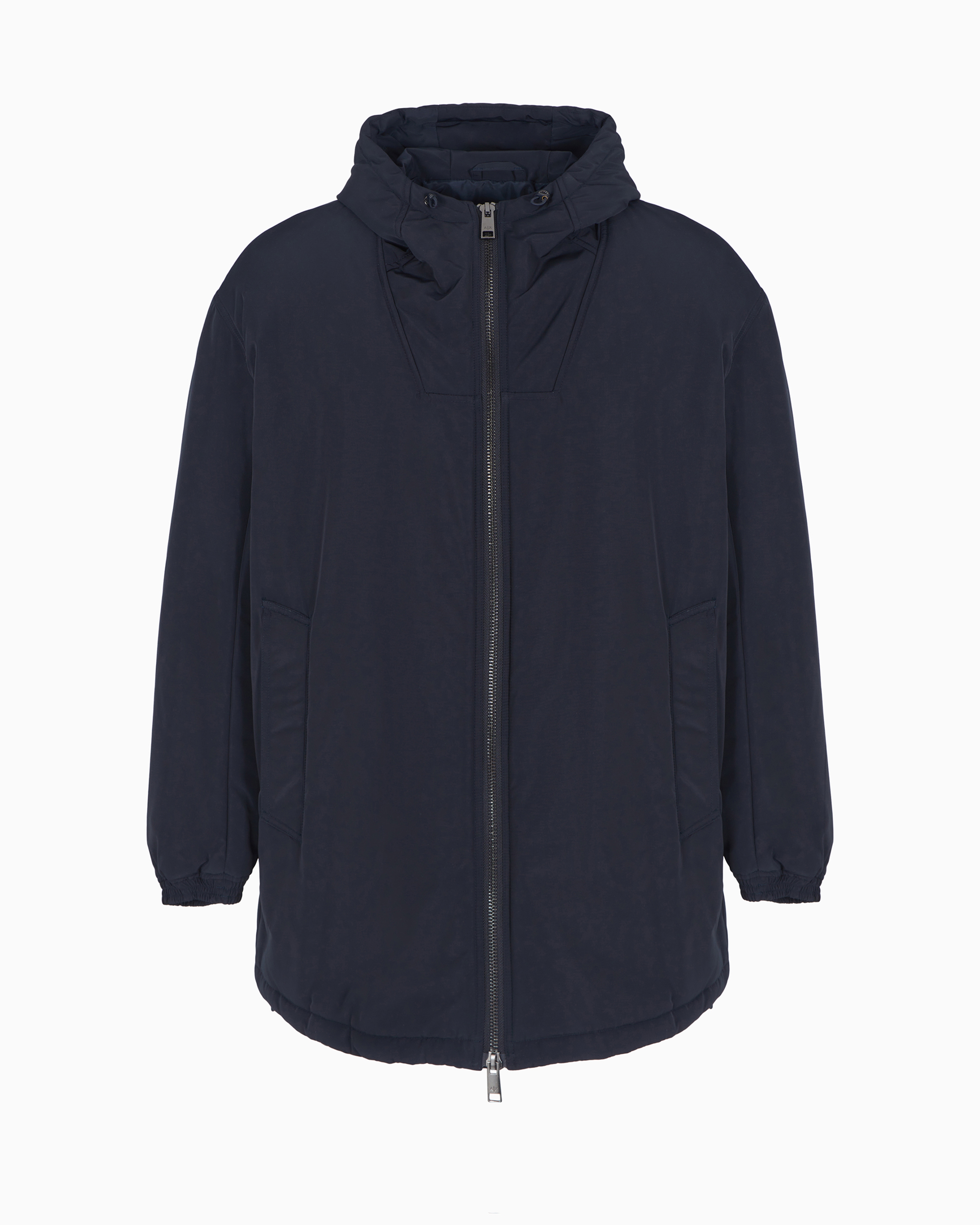 00s ARMANI 整える JEANS Nylon hooded jacket y2k 