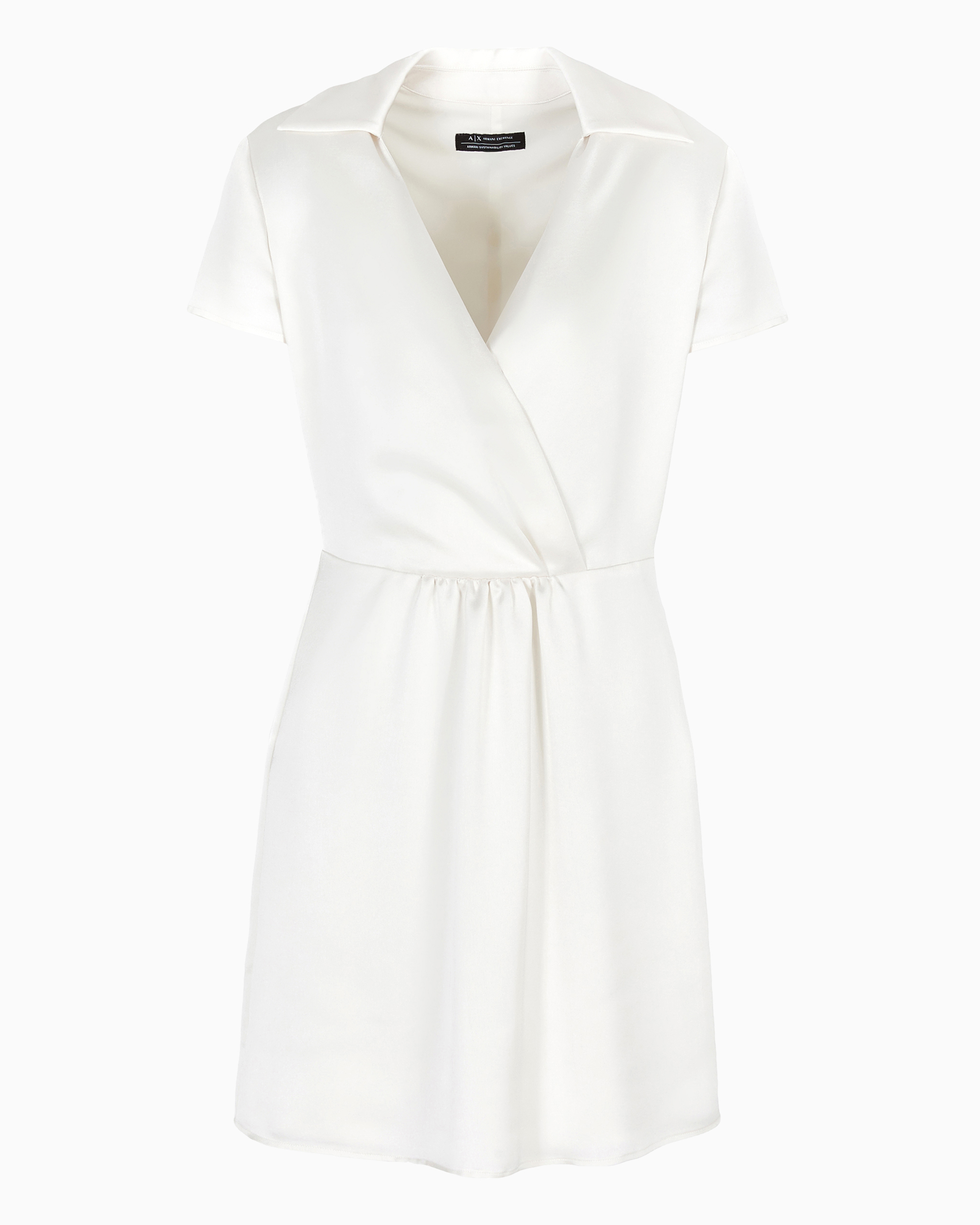 Armani Exchange Official Store Short Dresses In White