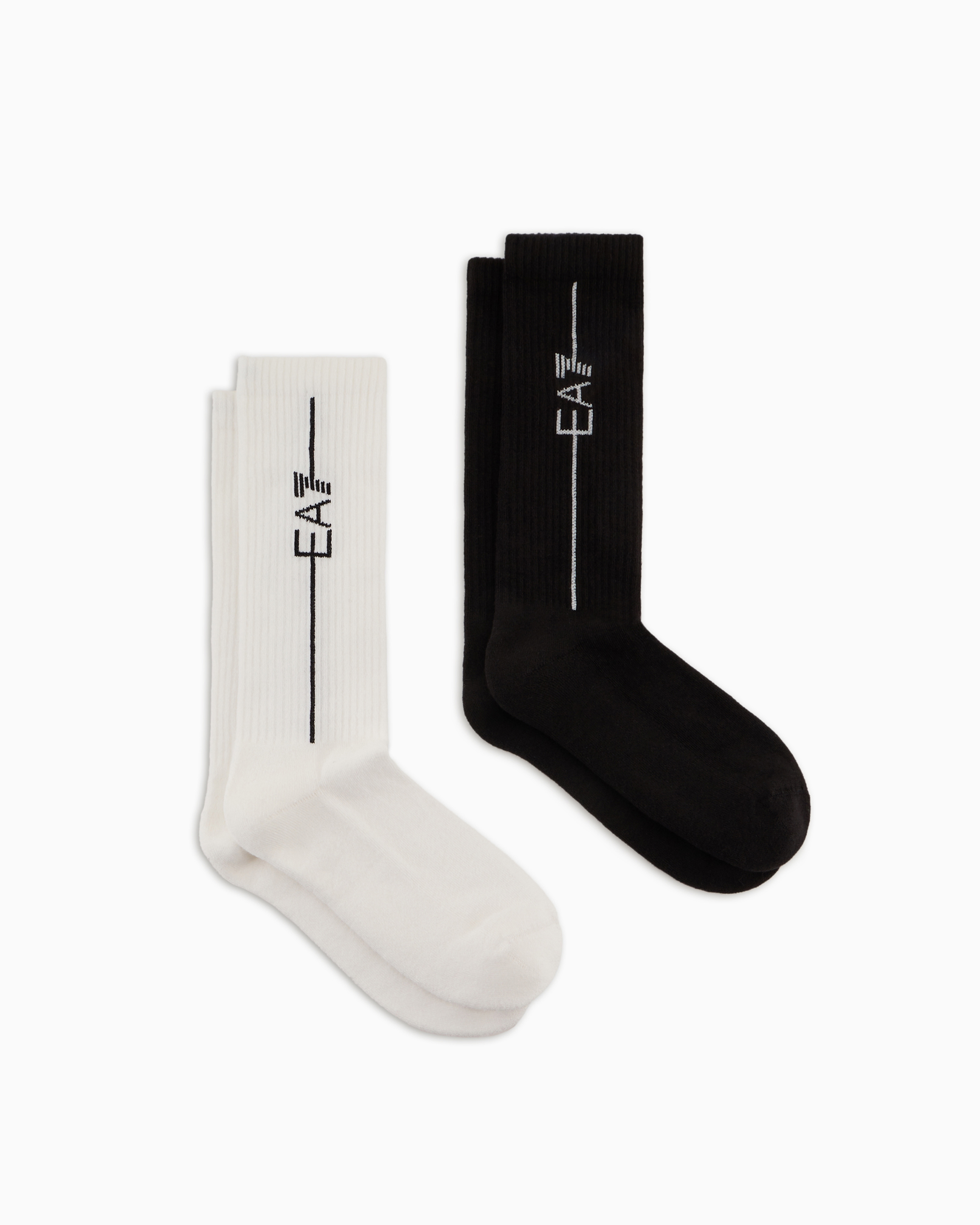 Ea7 Official Store Terrycloth Training Socks In Multicolour