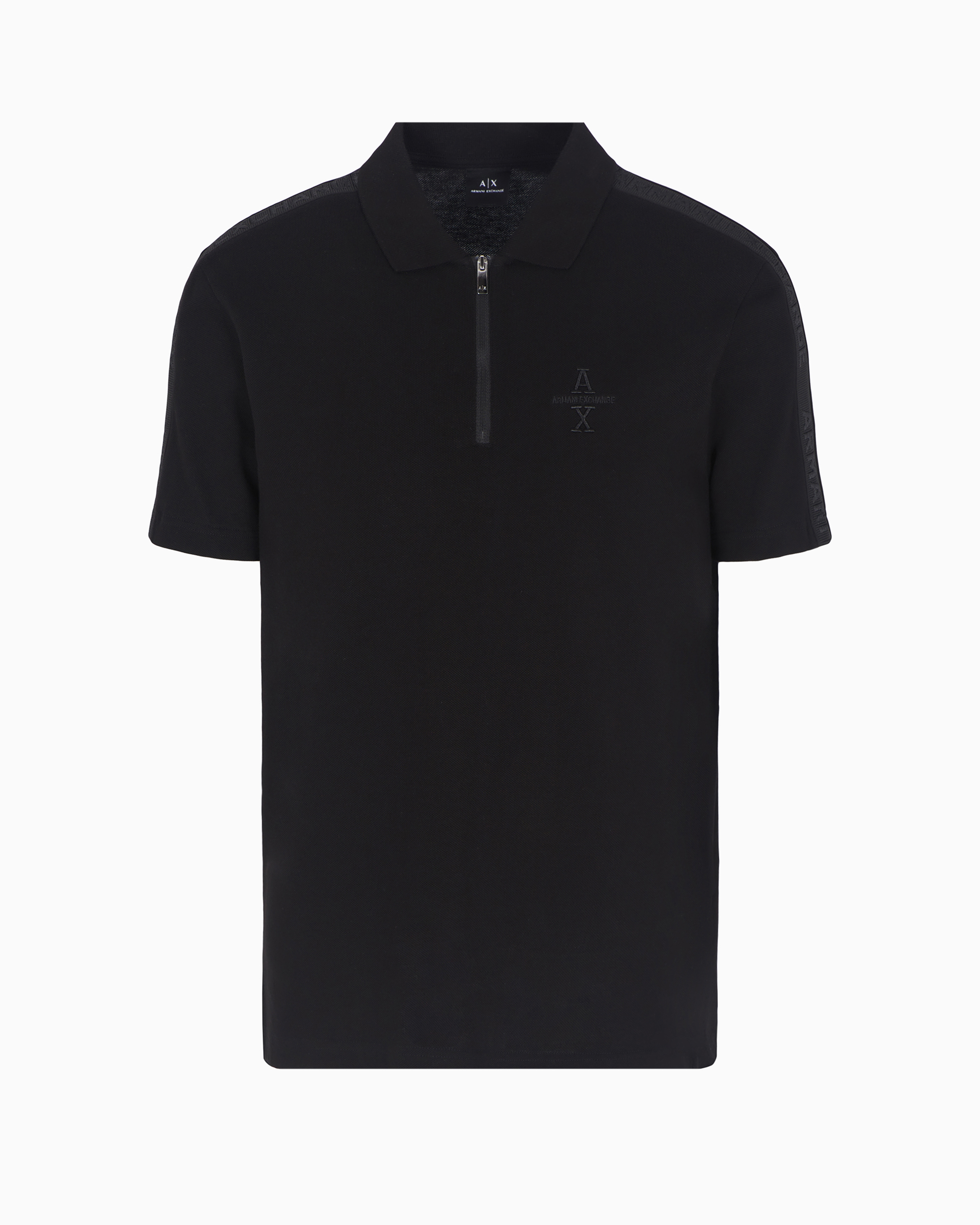 Armani Exchange Official Store Polo Shirts In Black