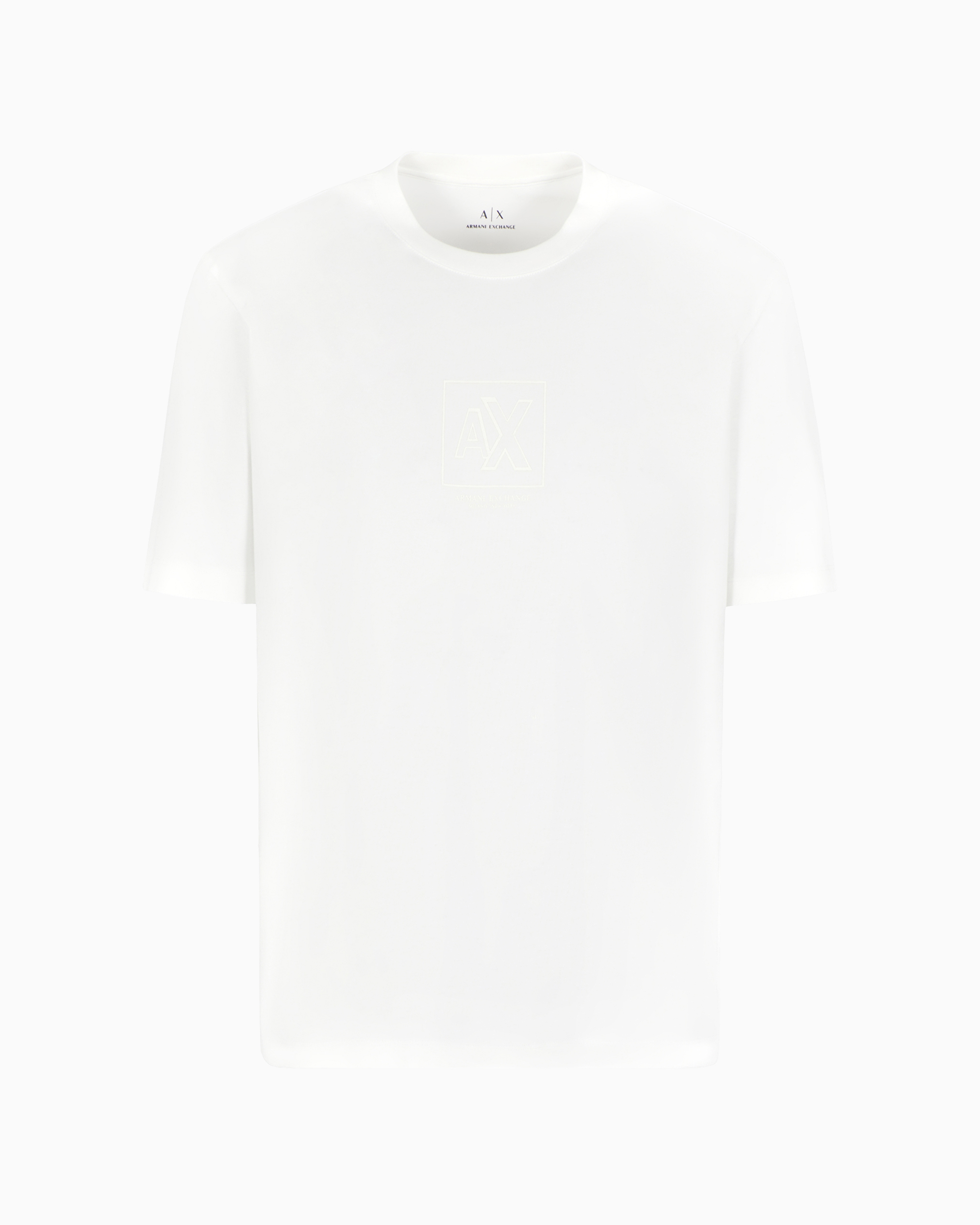 Armani Exchange Official Store Regular Fit T-shirts In White