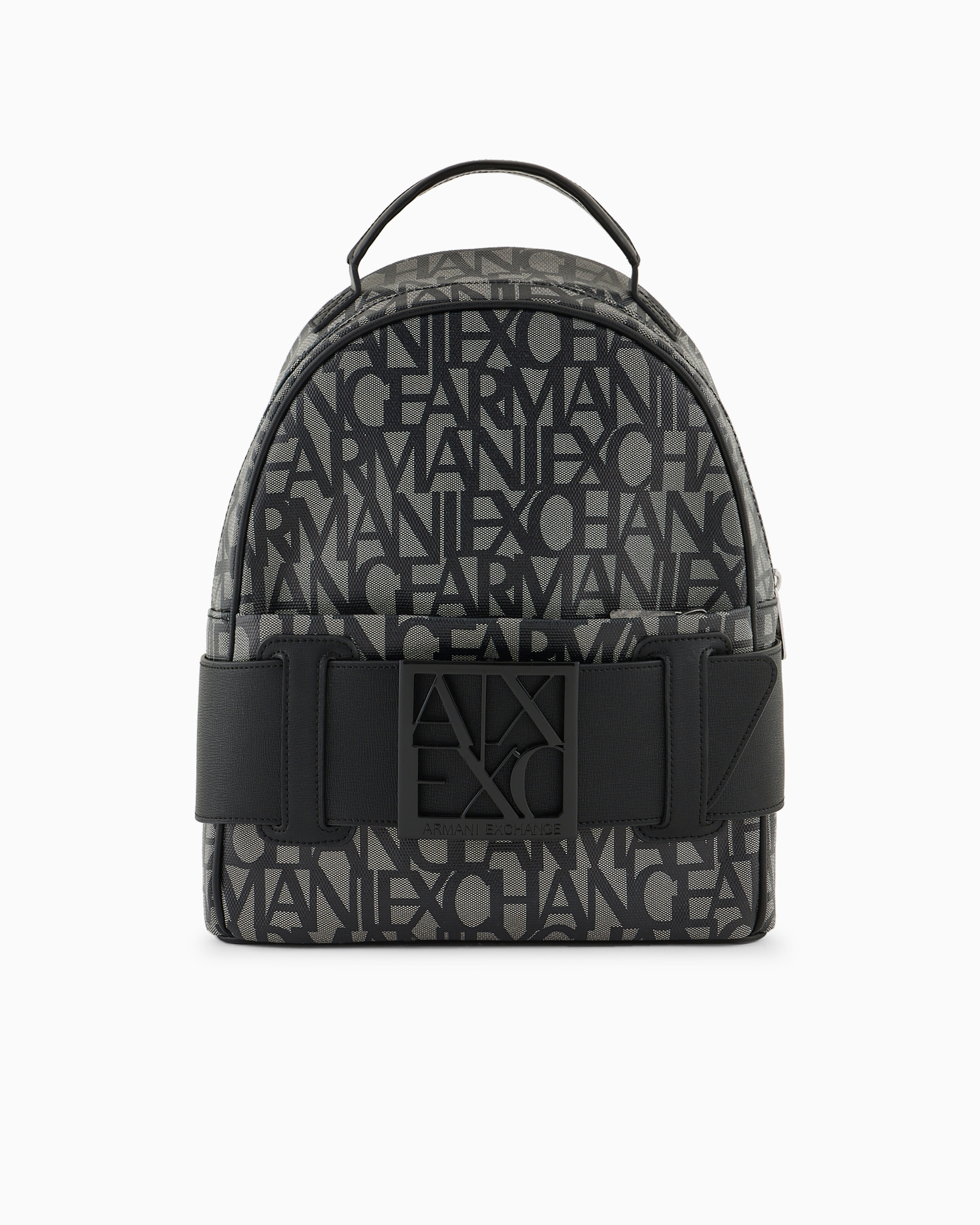 Armani Exchange Official Store Backpacks In Black Logo