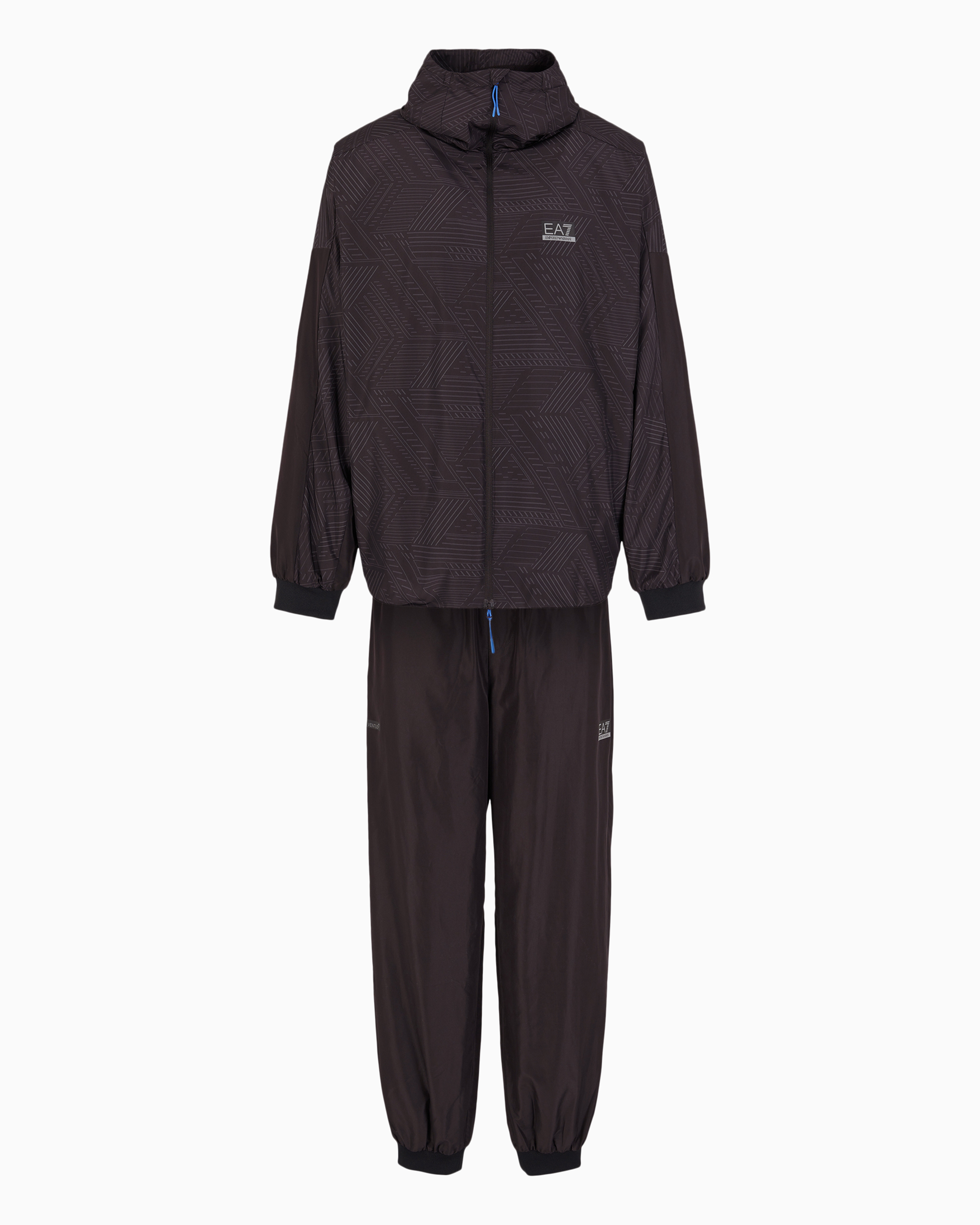 Ea7 Official Store Dynamic Athlete Printed Tracksuit In Ventus7 Technical Fabric In Pattern