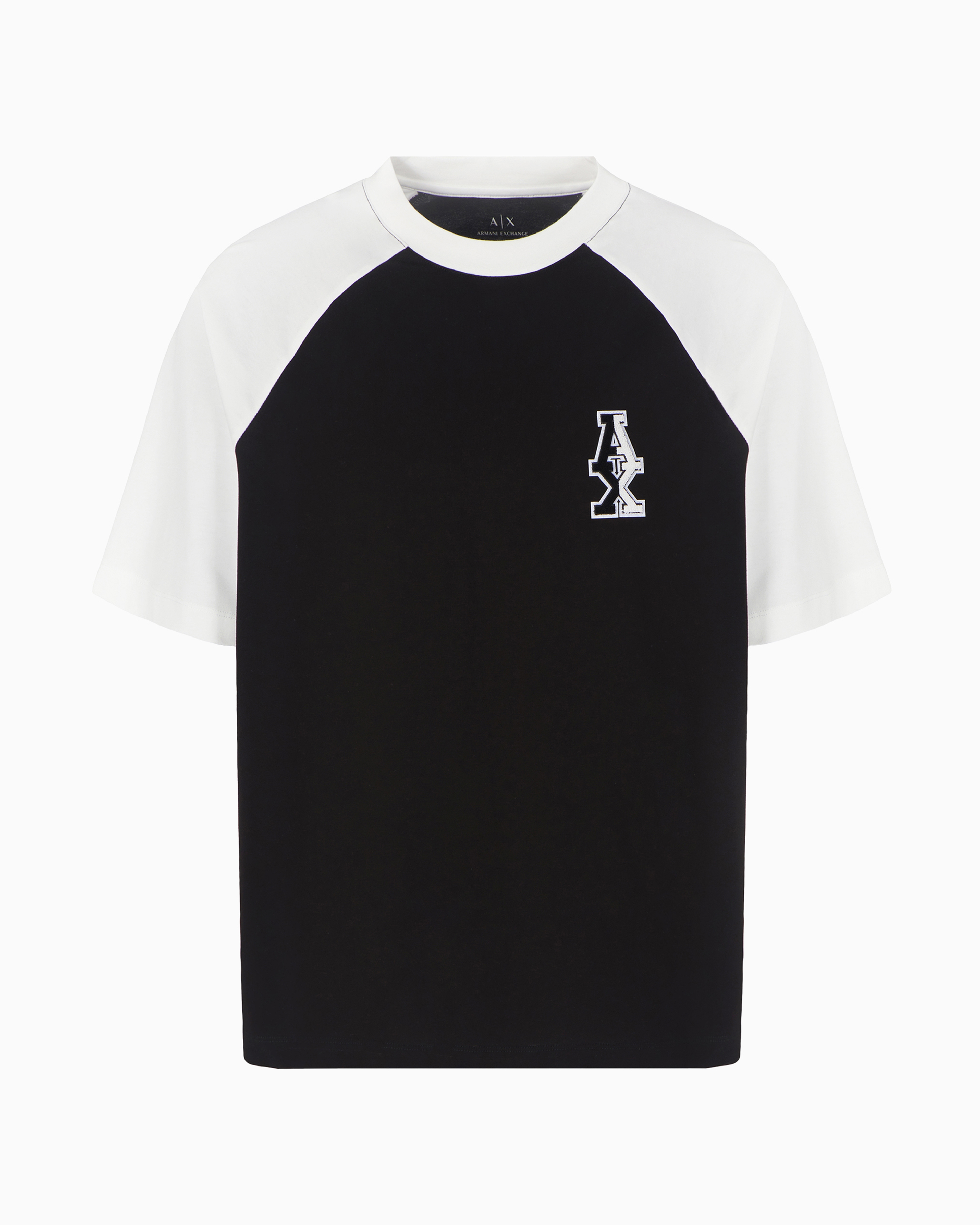 Armani Exchange Official Store Regular Fit T-shirts In Two-tone