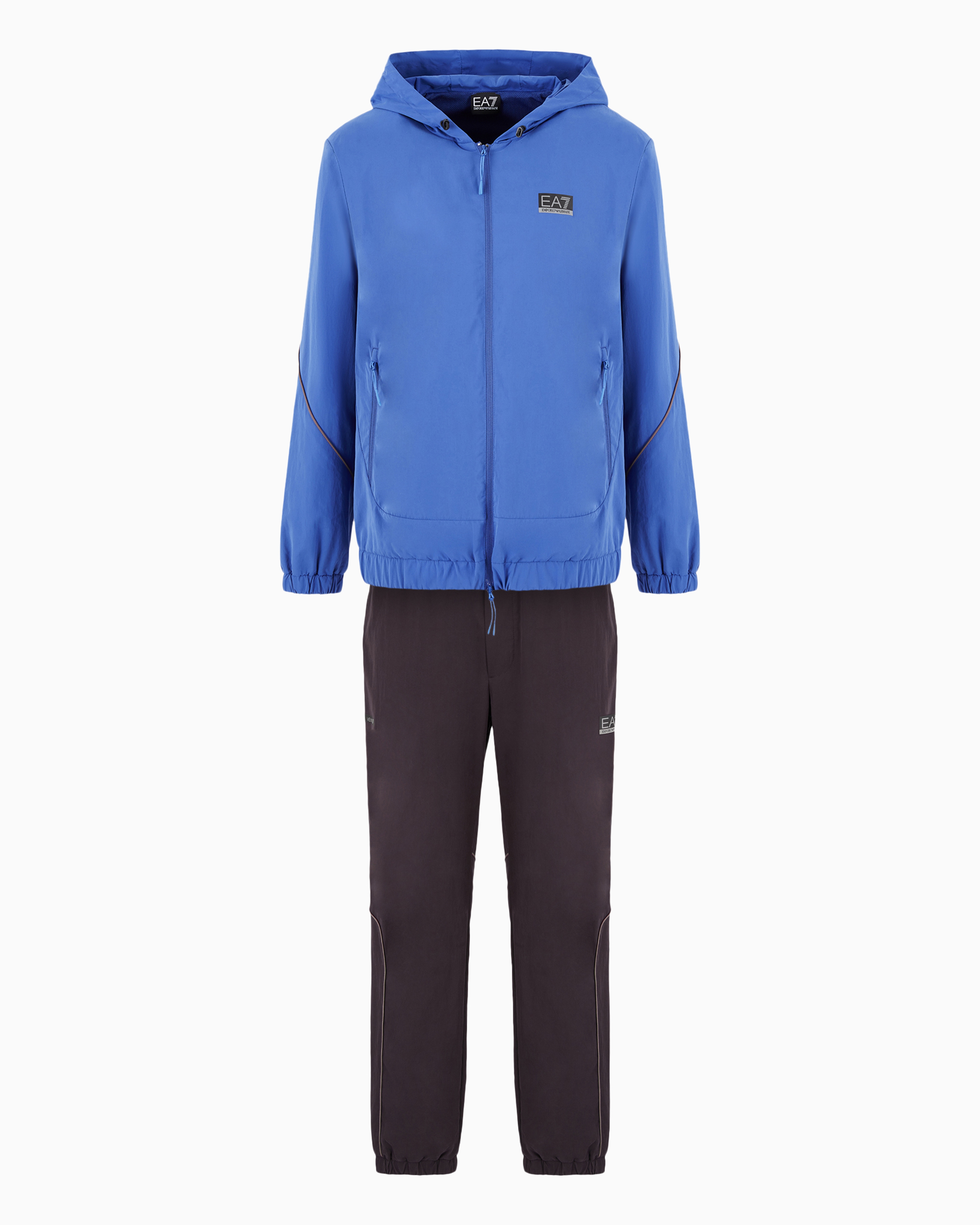 Ea7 Official Store Dynamic Athlete Tracksuit In Ventus7 Technical Fabric In Blue