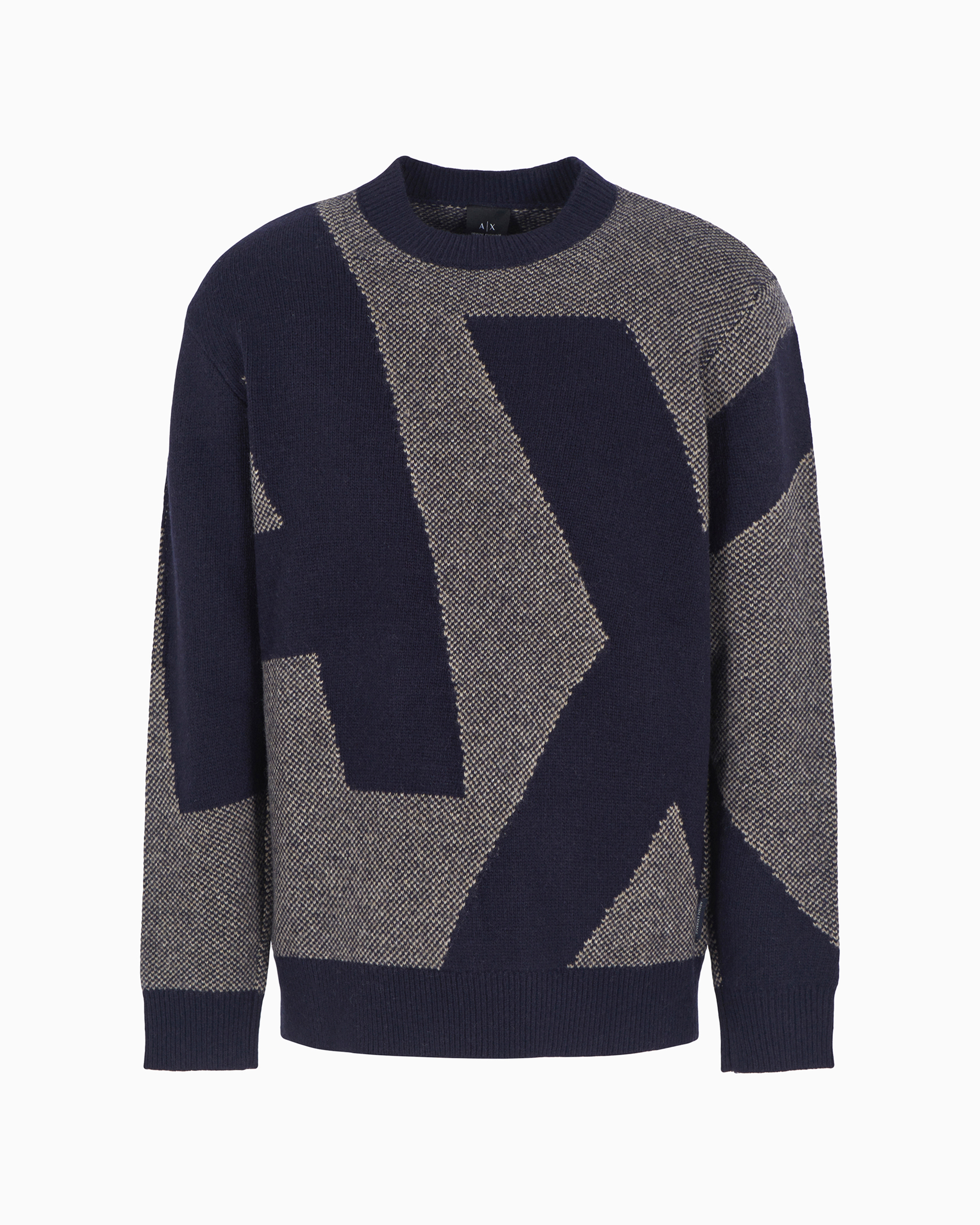 Armani Exchange Official Store Sweaters In Blue