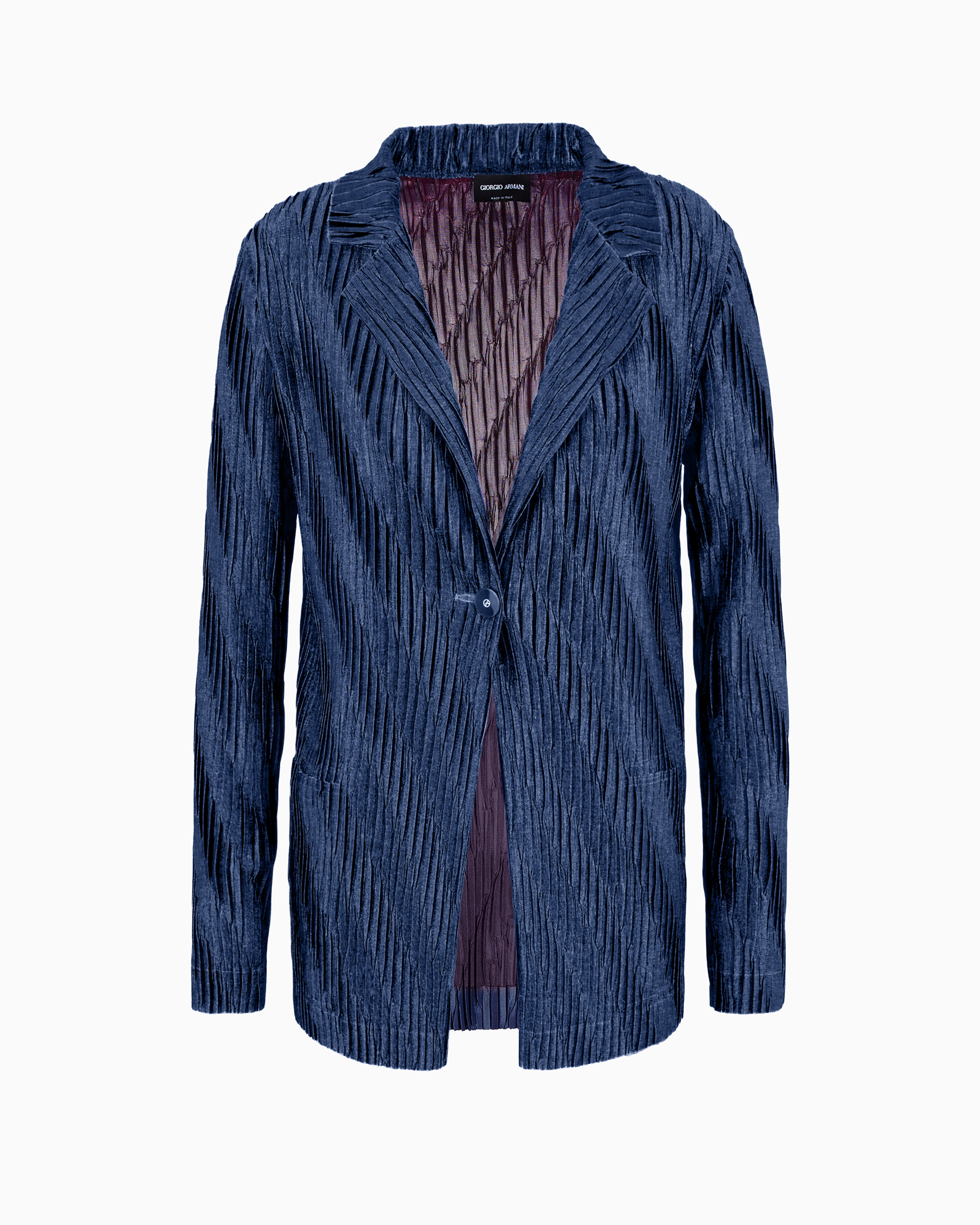 Giorgio Armani Official Store Casual Jackets In Blue