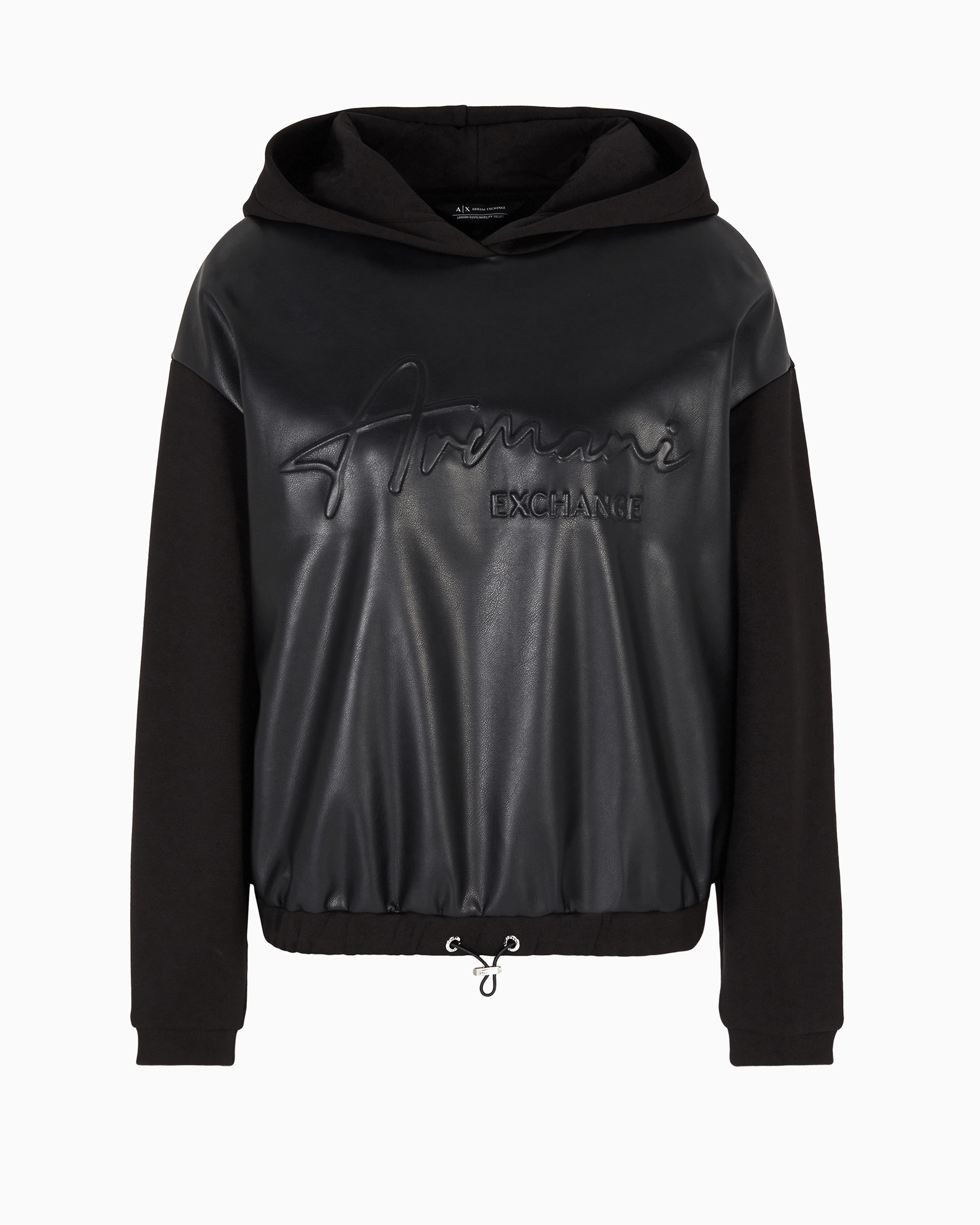 Armani Exchange Official Store Hoodies In Black