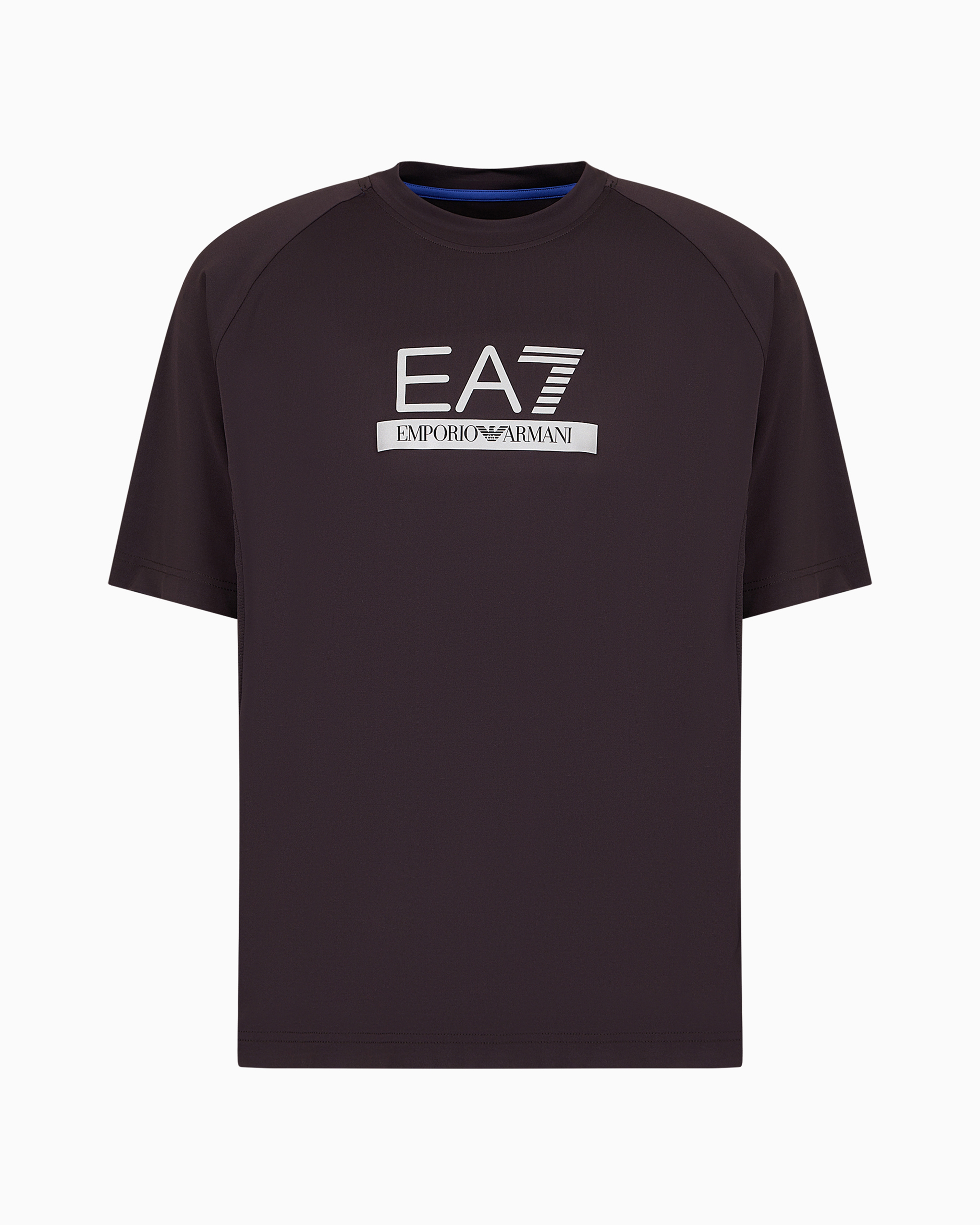Ea7 Official Store Relaxed Fit T-shirts In Brown