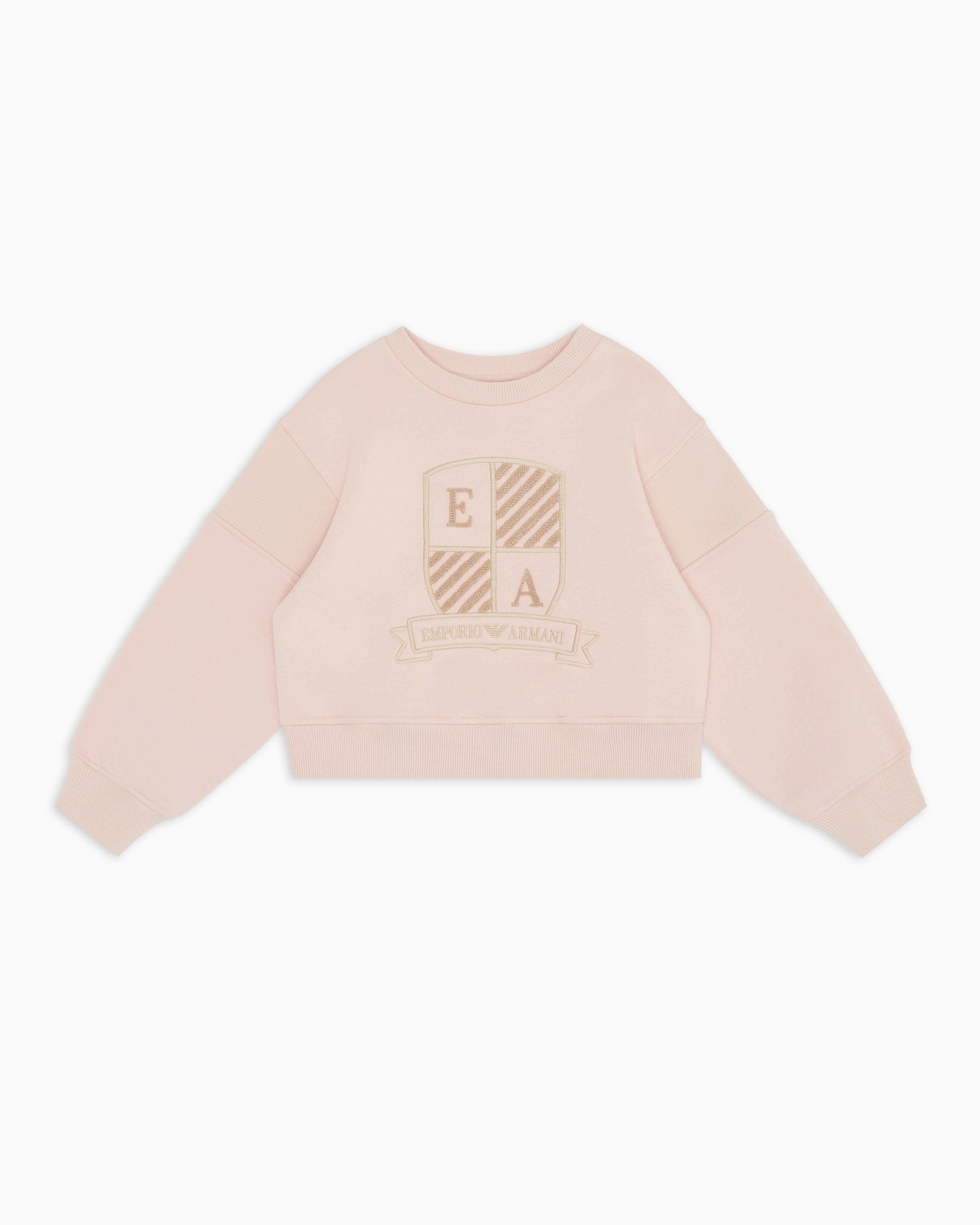 Emporio Armani Official Store Sweatshirts Without Hood In Pink