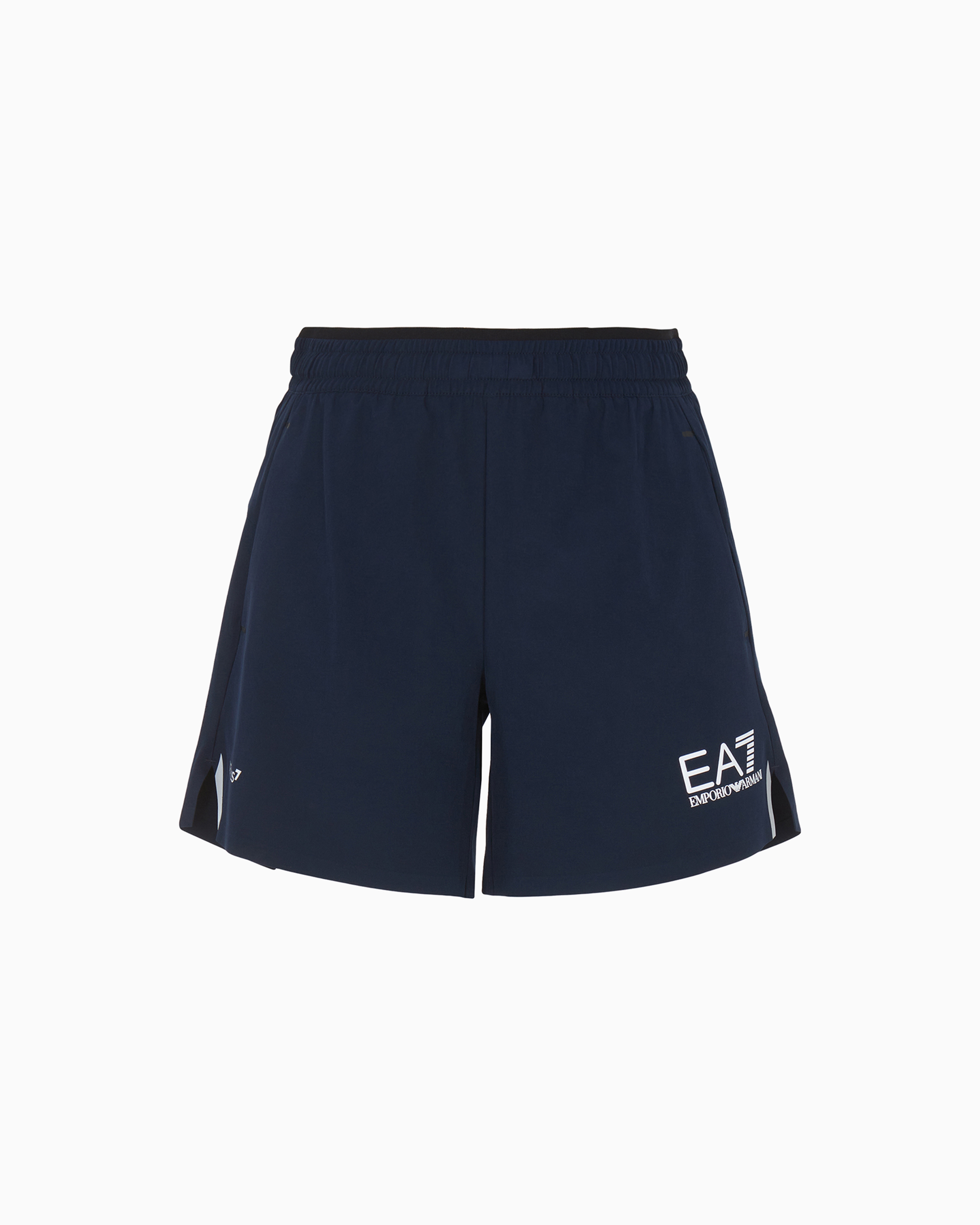 Ea7 Official Store Tennis Pro Shorts Aus Ventus7-funktionsgewebe In Blue