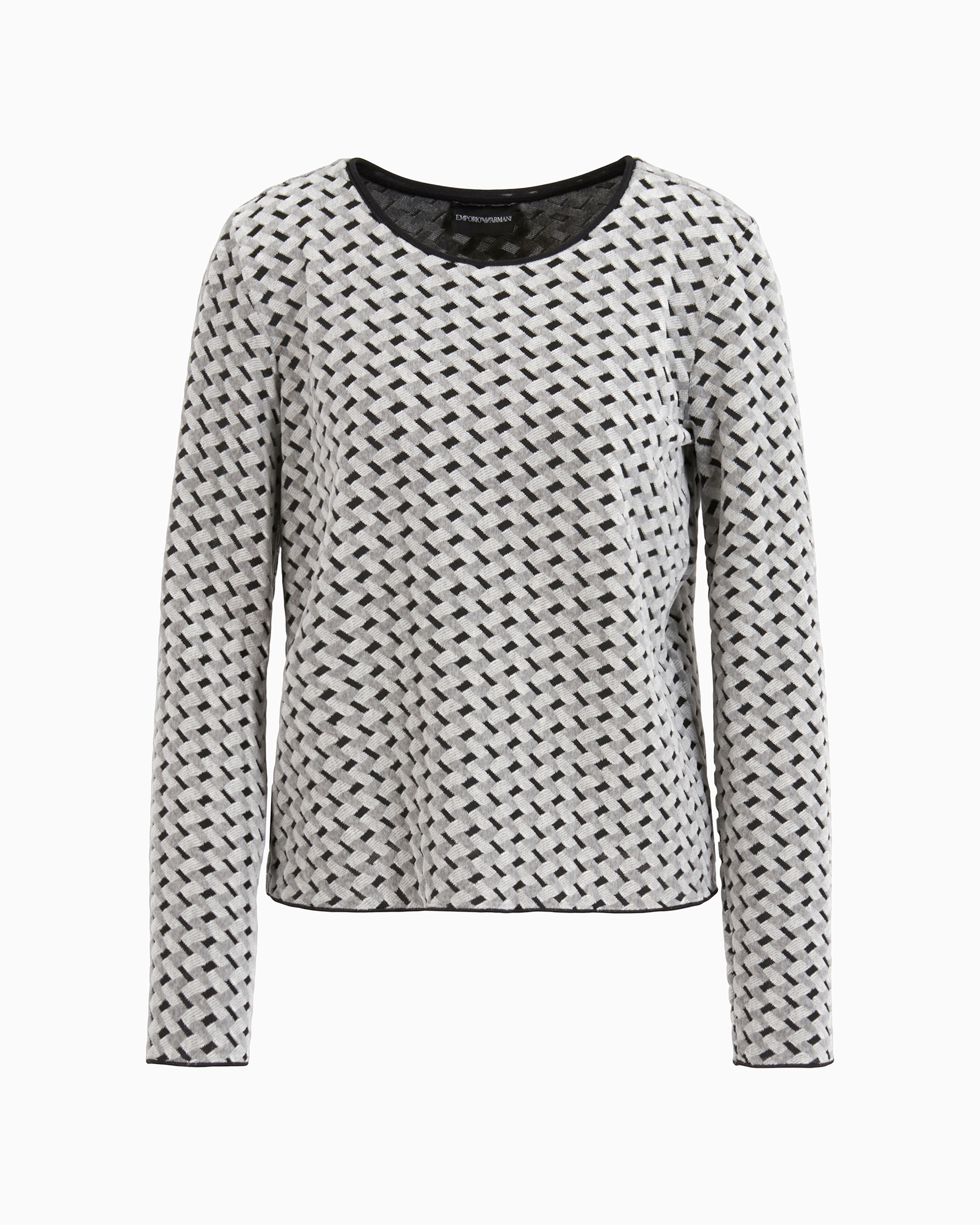 Emporio Armani Official Store Sweaters In Gray