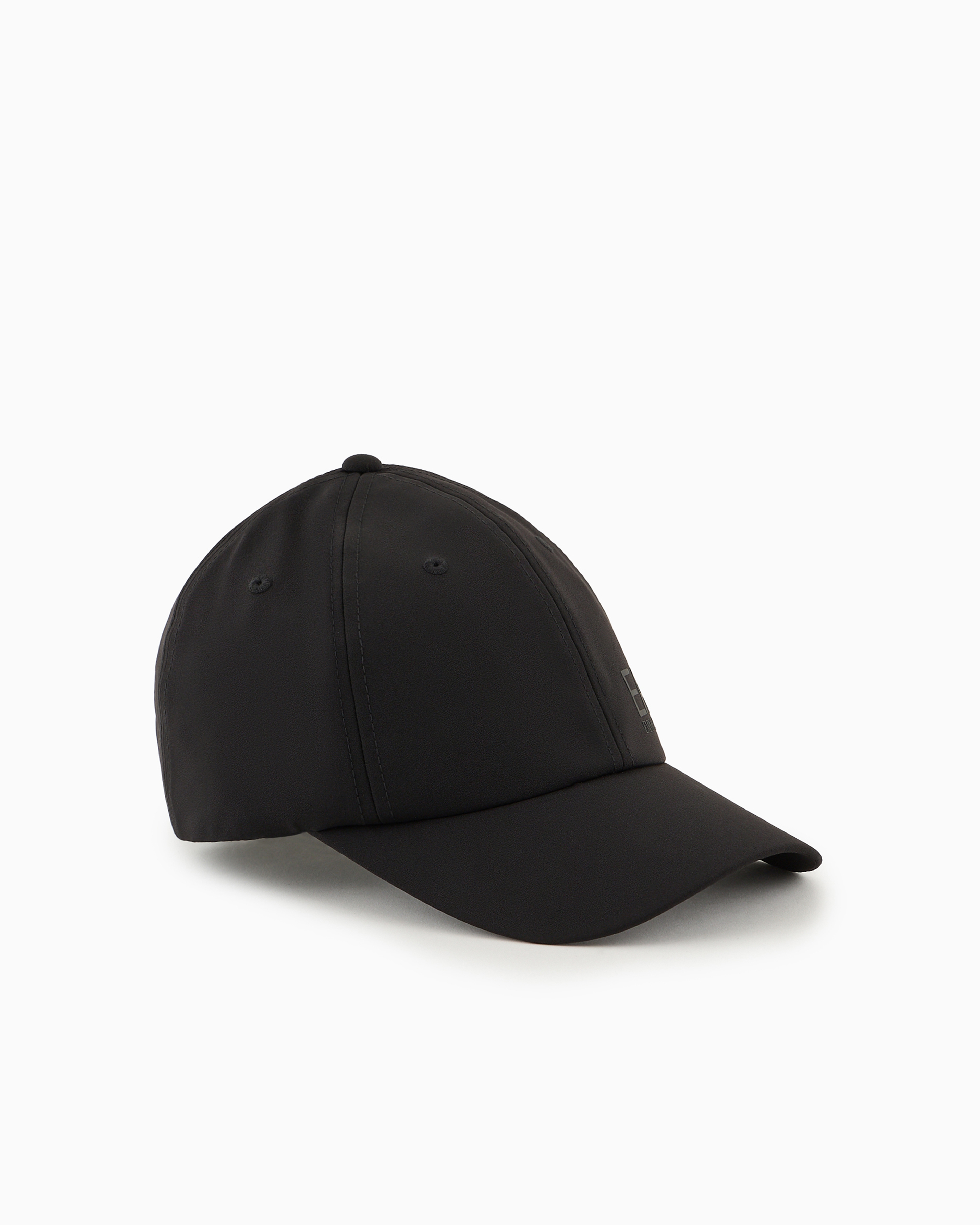 Shop Ea7 Golf Pro Baseball Cap In Technical Fabric In Black