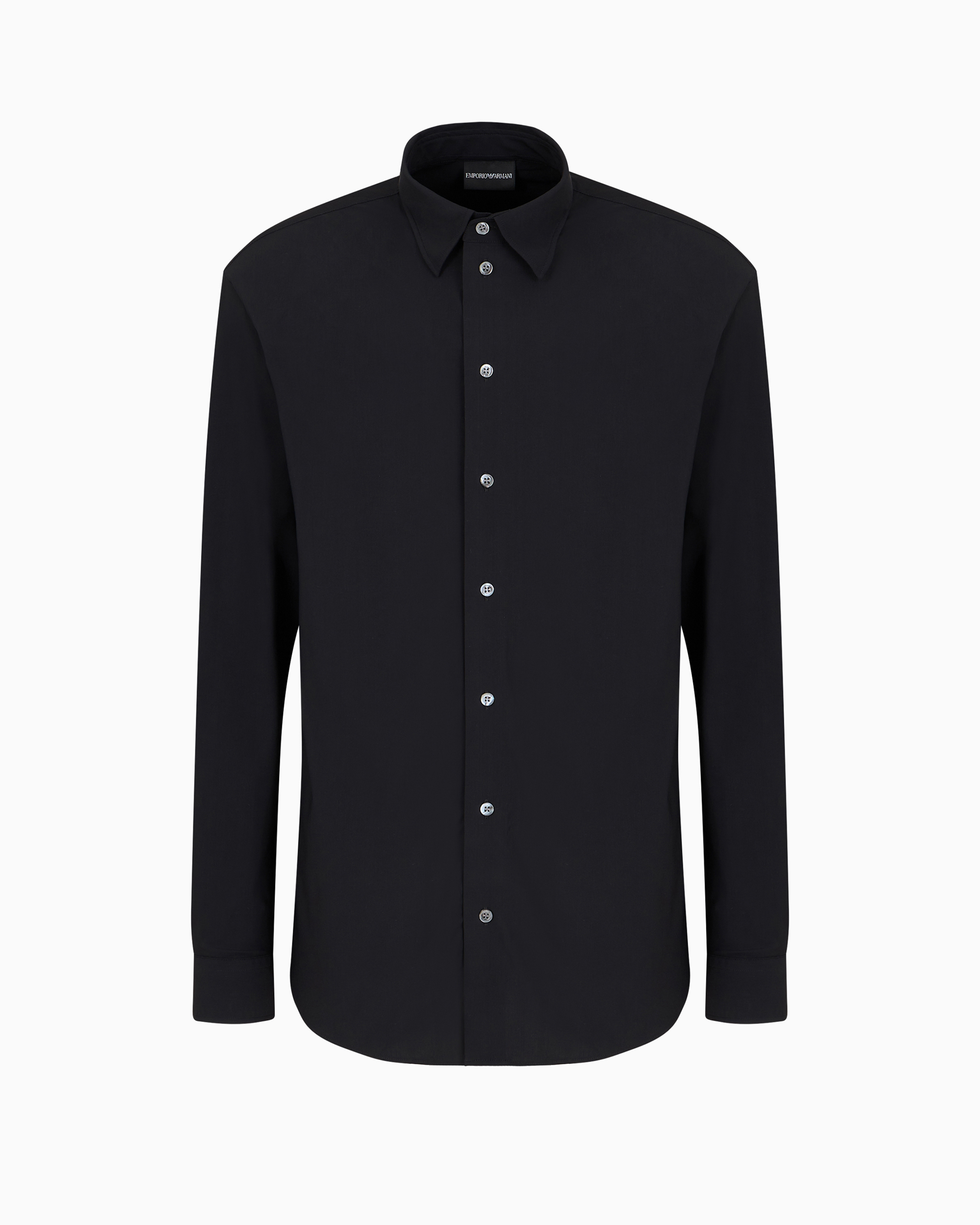 Emporio Armani Official Store Classic Shirts In Black