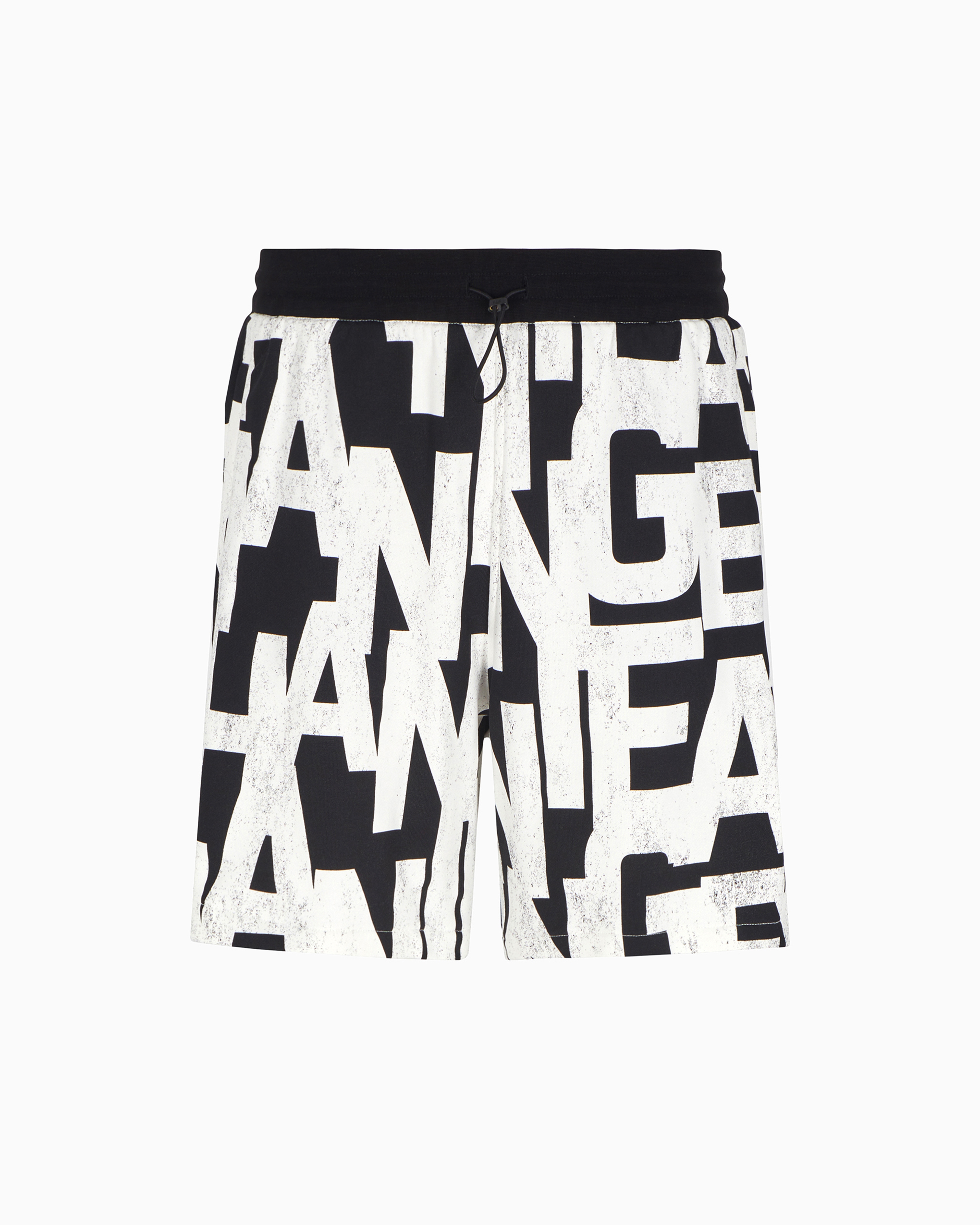 Armani Exchange Official Store Shorts In Black Logo