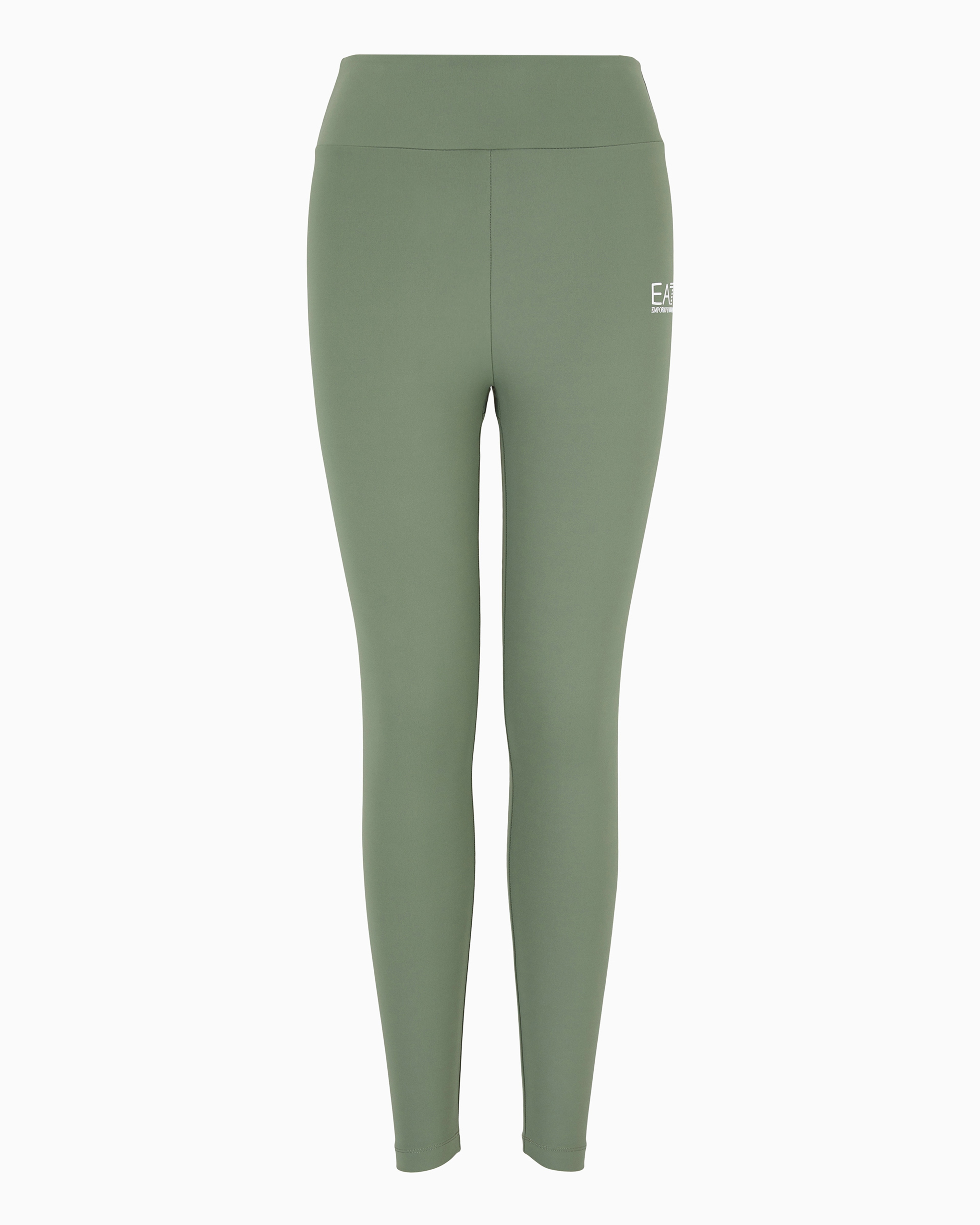 Ea7 Official Store Dynamic Athlete Leggings In Vigor7 Technical Fabric In Light Green