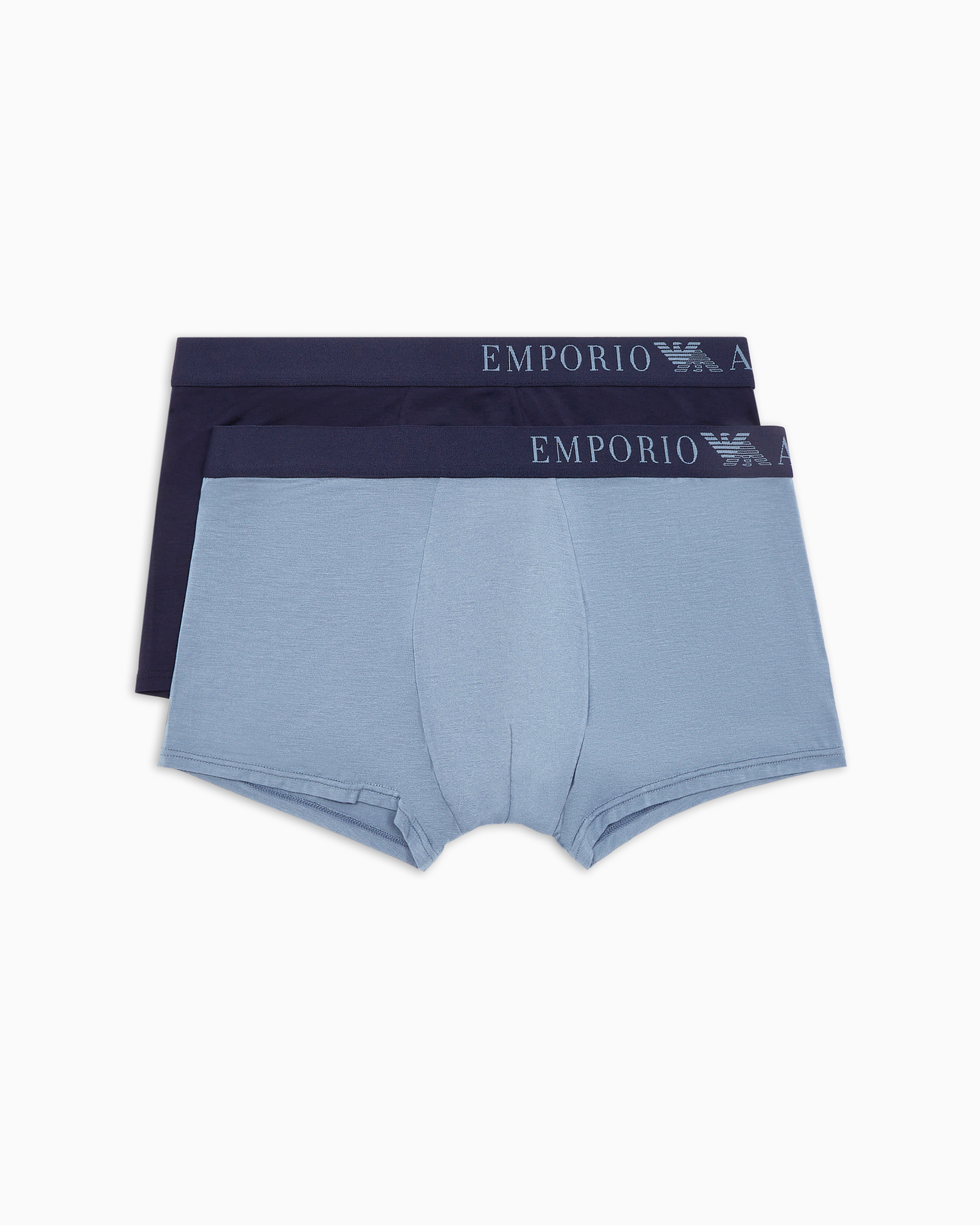 EMPORIO ARMANI ASV 2ER-PACK ENG ANLIEGENDE BOXERSHORTS AUS WEICHER BIO-VISKOSE 